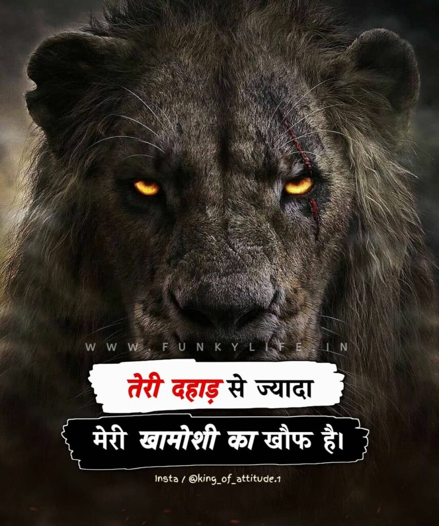 Hindi Attitude Status