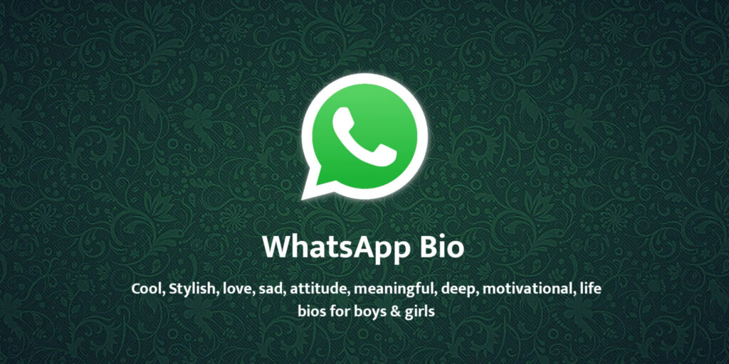 WhatsApp Bio Ideas & Caption in English