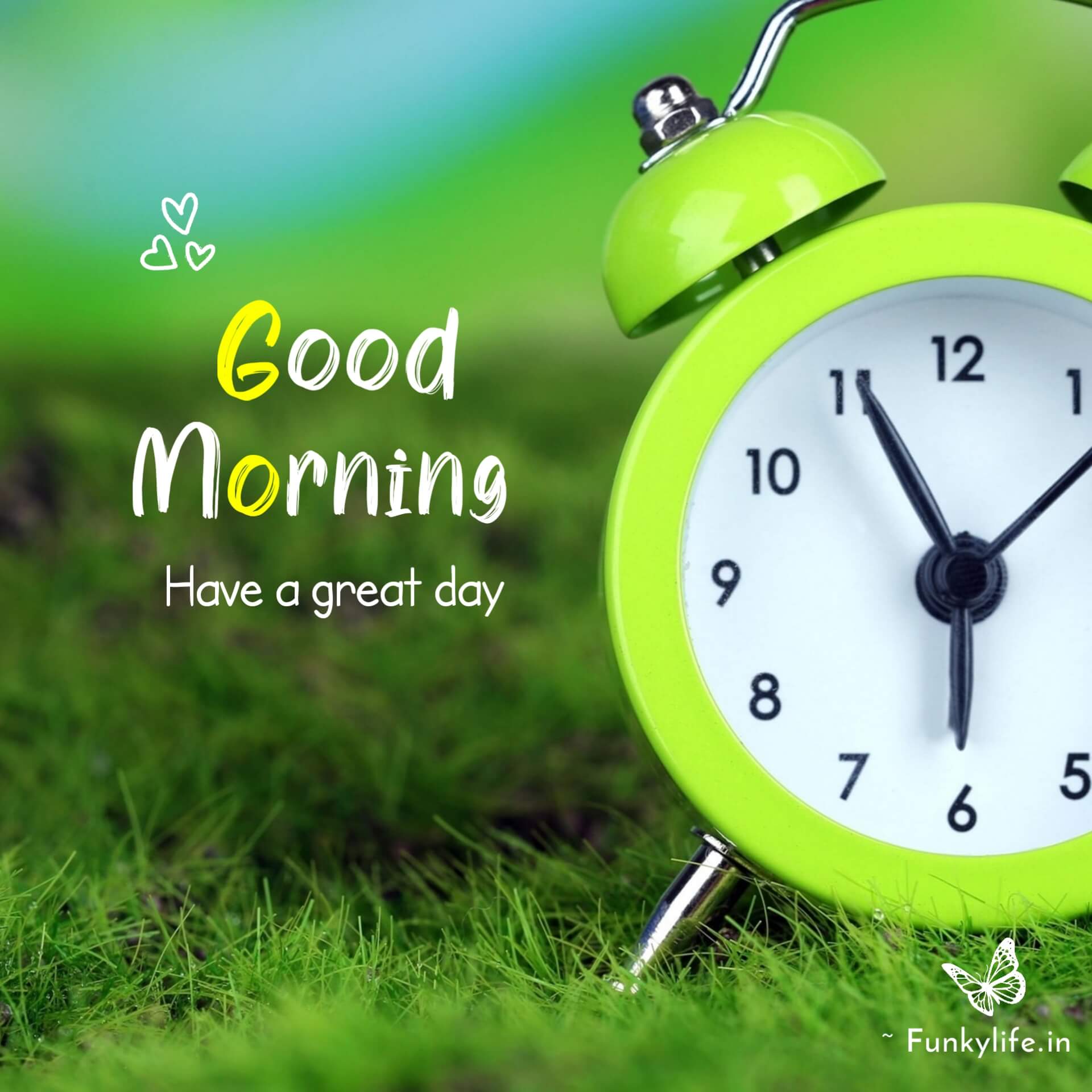 Green background good morning Images 