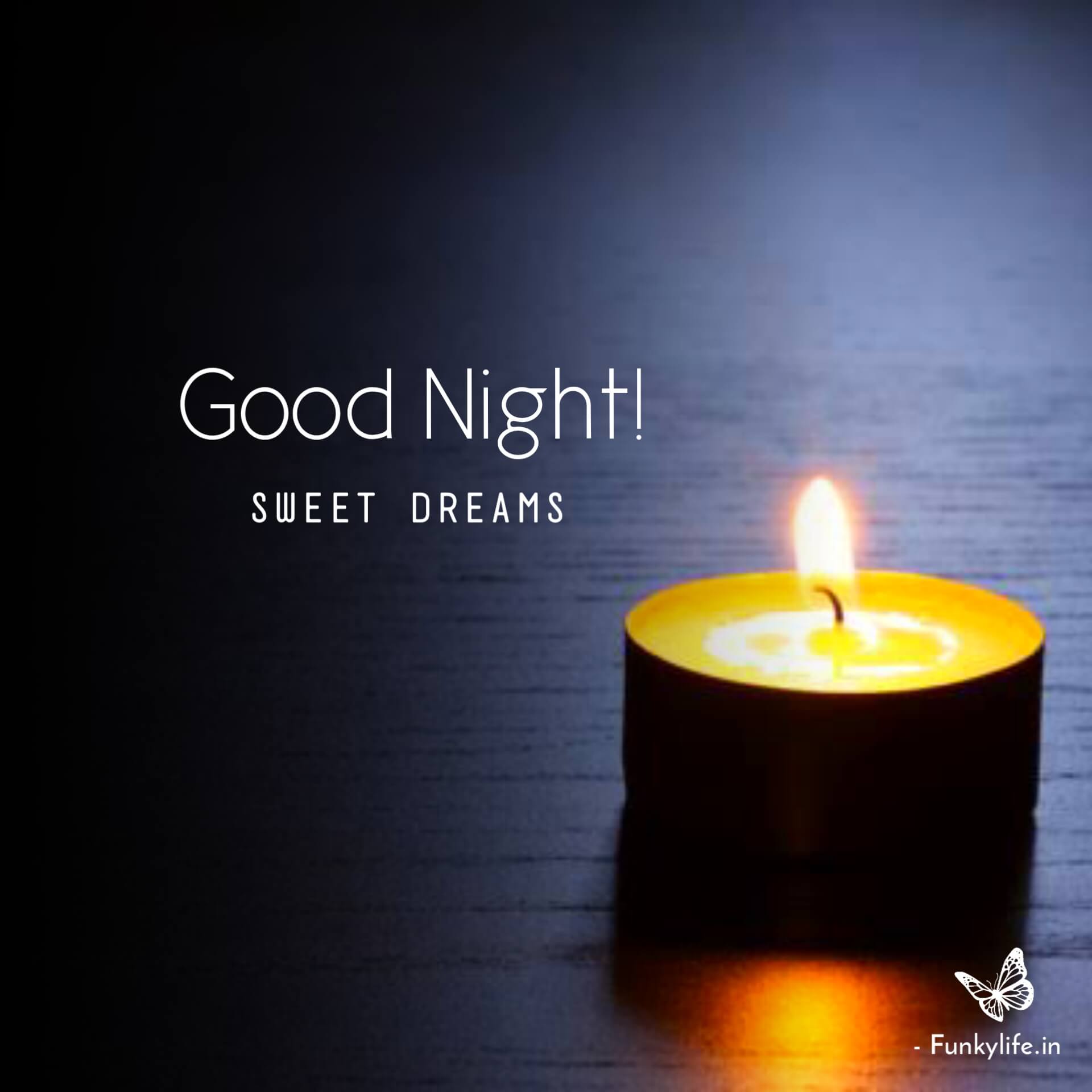 Good Night Candle Image