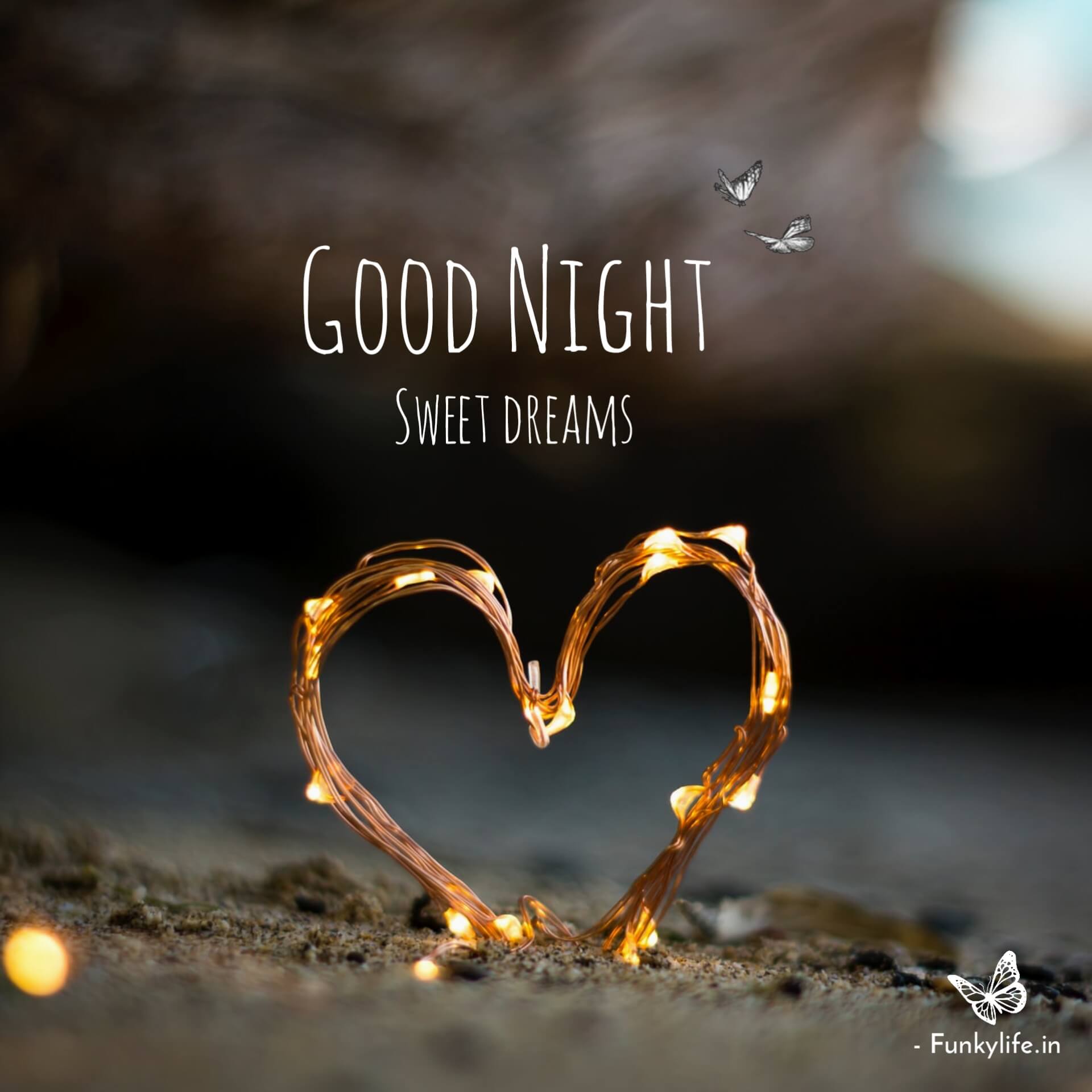 Good Night Pic Heart Light