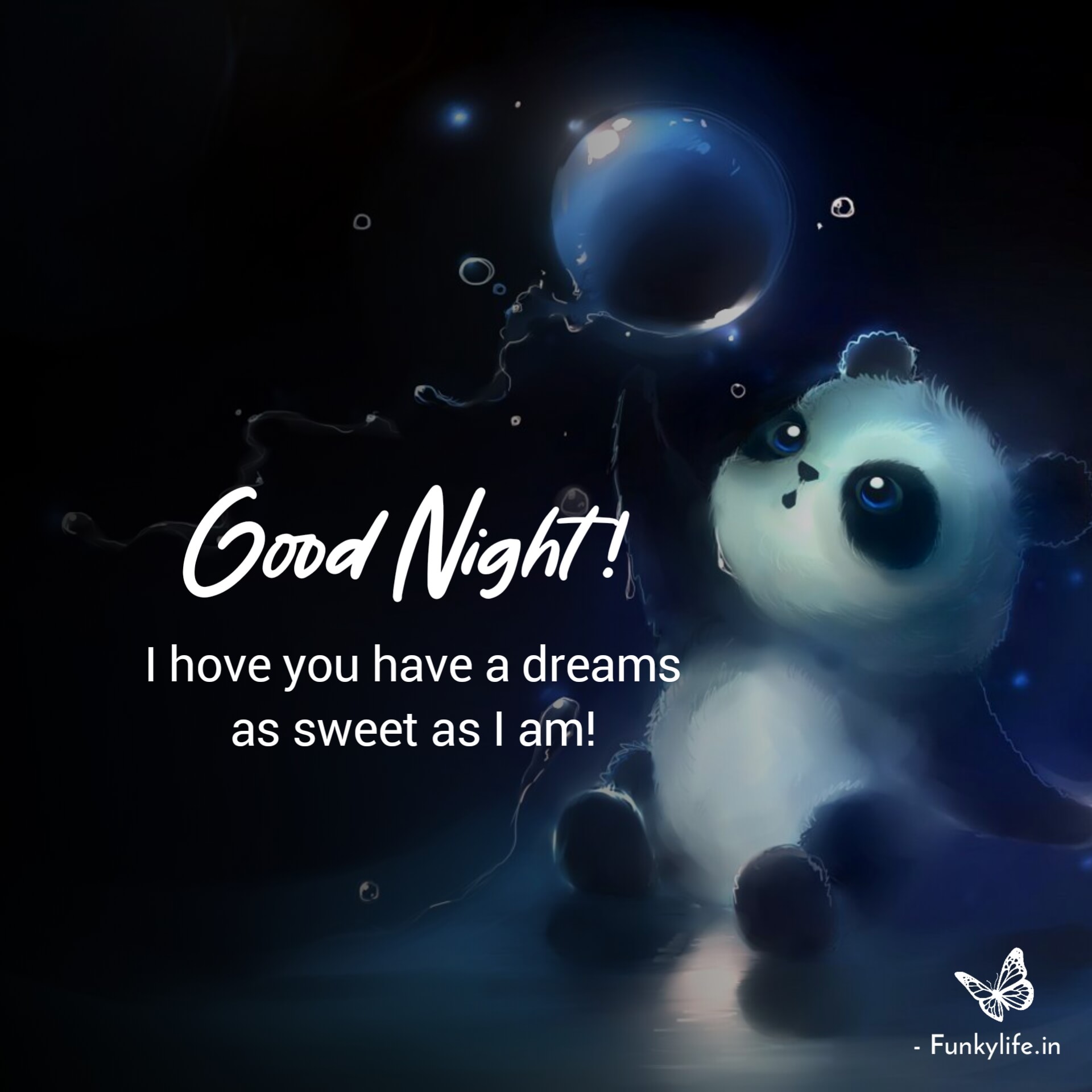 Cute Good Night Photo