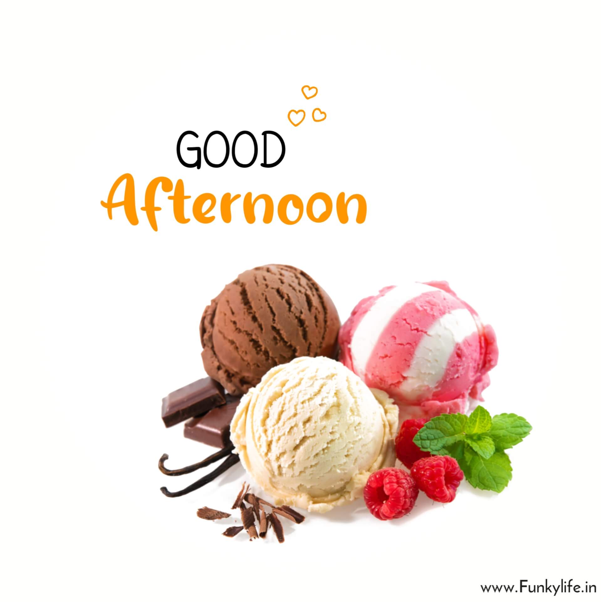 Ice Cream Good Afternoon Images