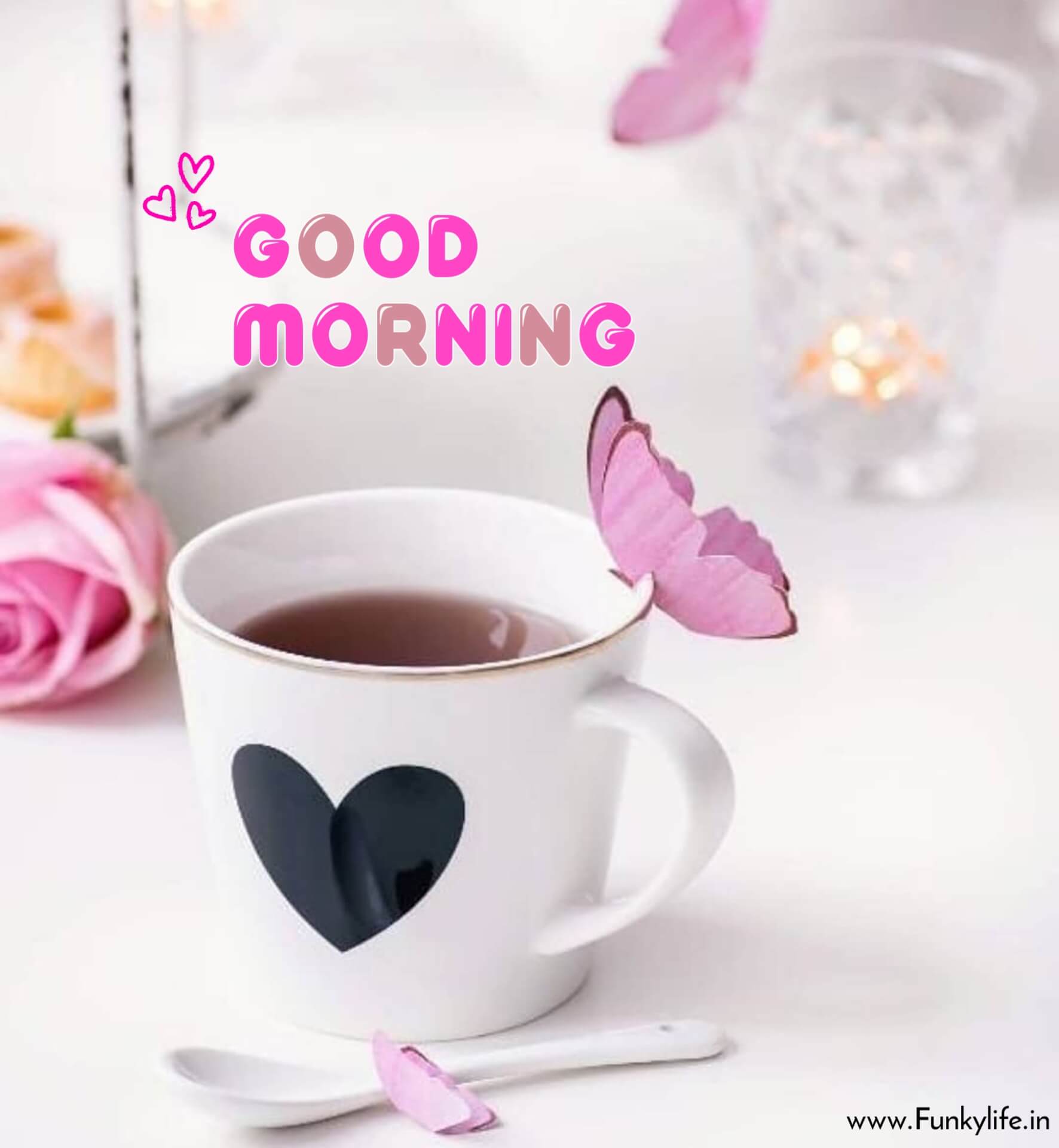 Beautiful Tea Cup Good Morning Pic