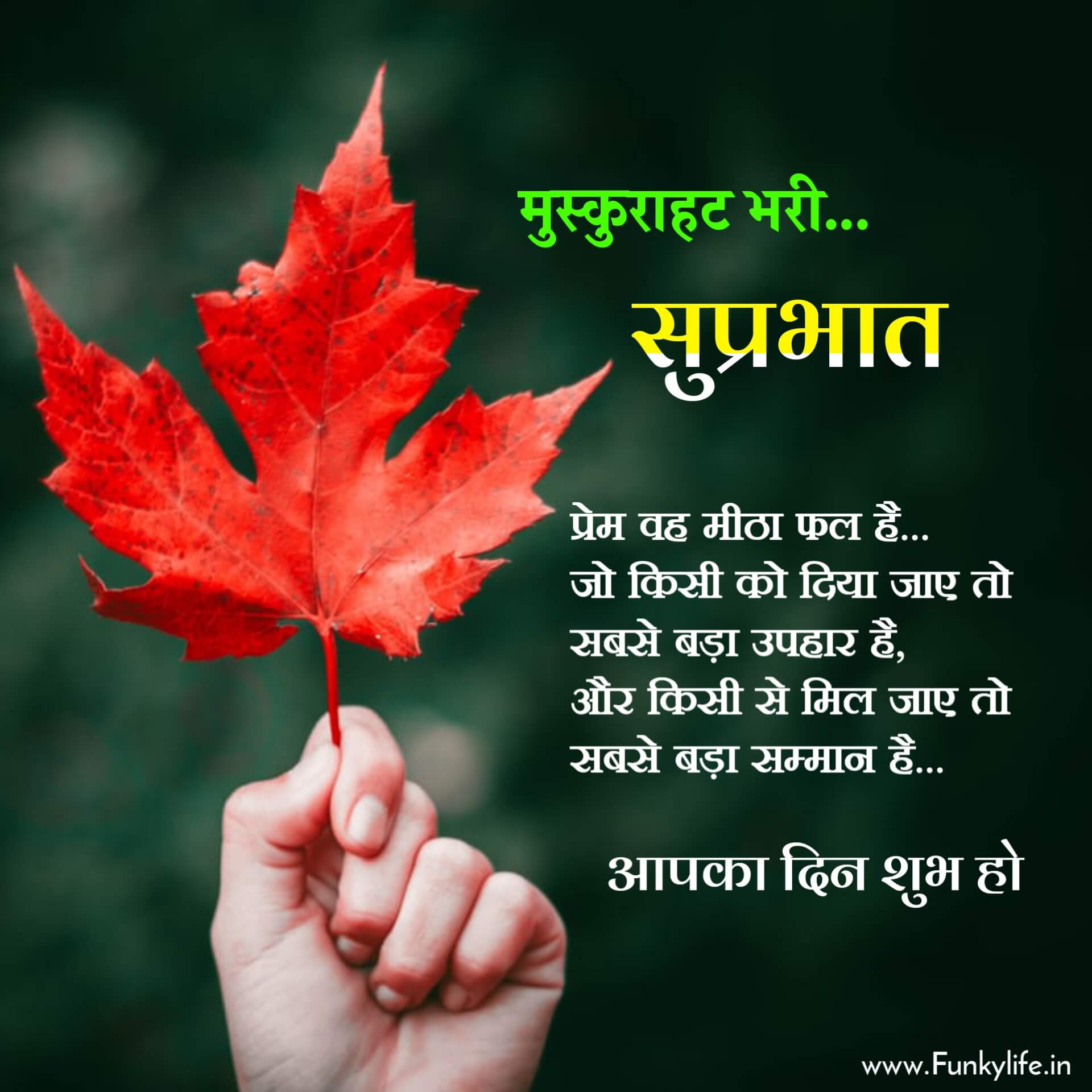 Good Morning Image Hindi