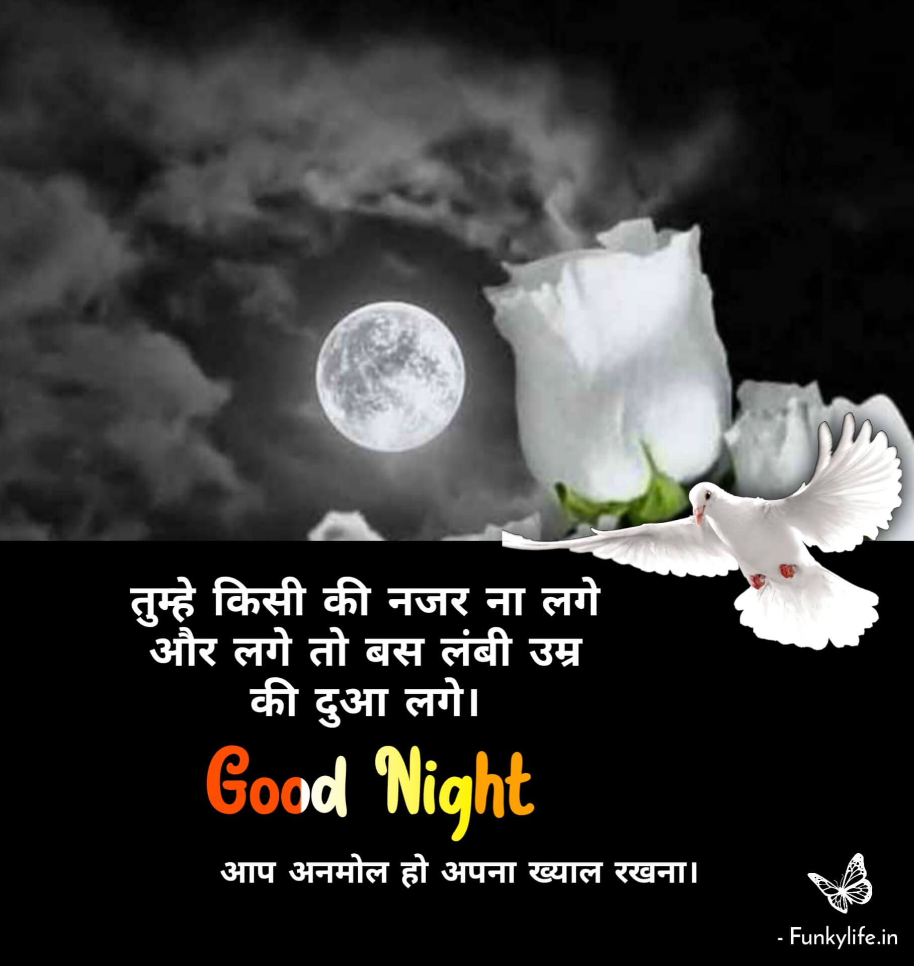 Good Night Images in Hindi