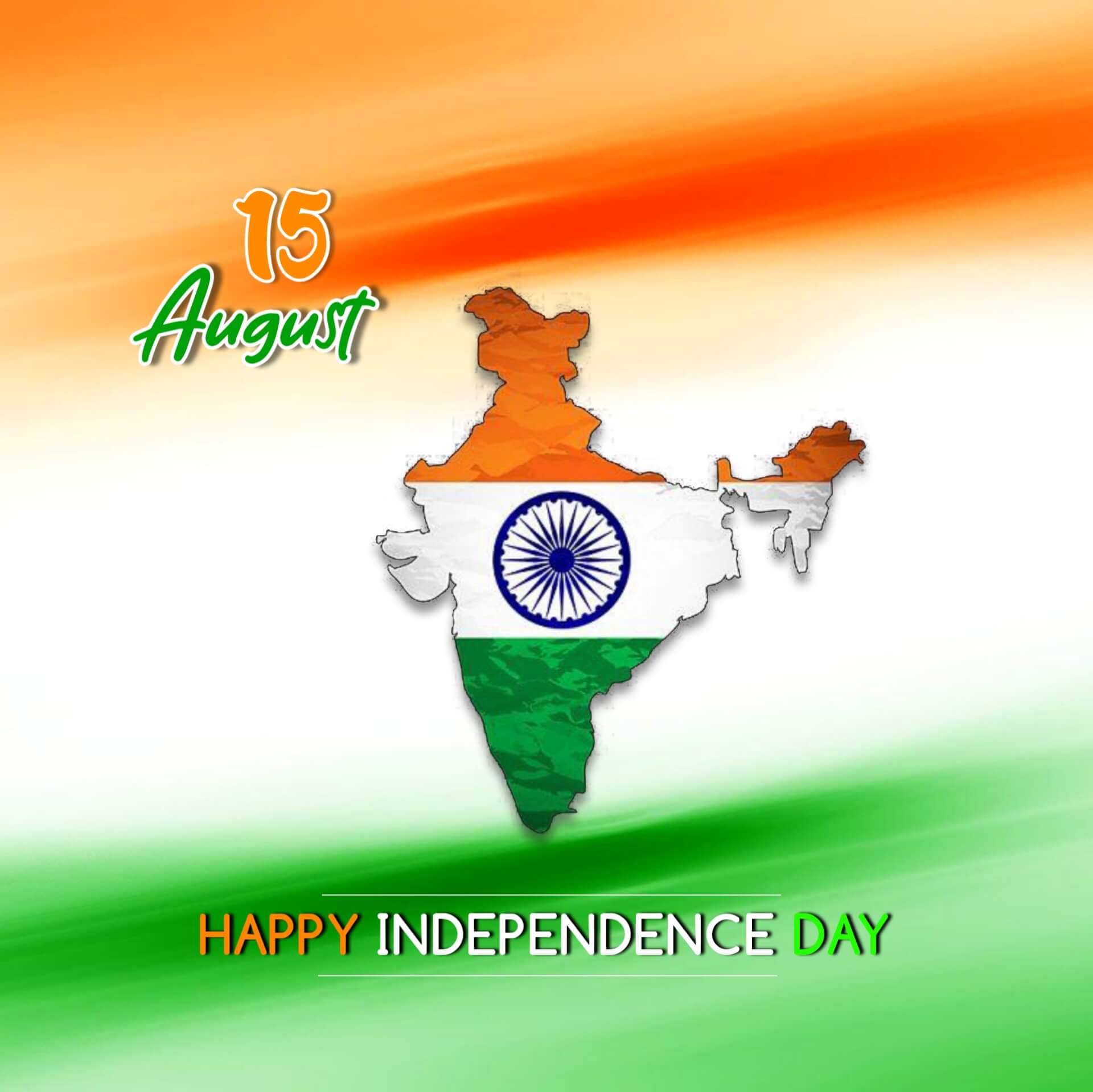 India Map Independence Day