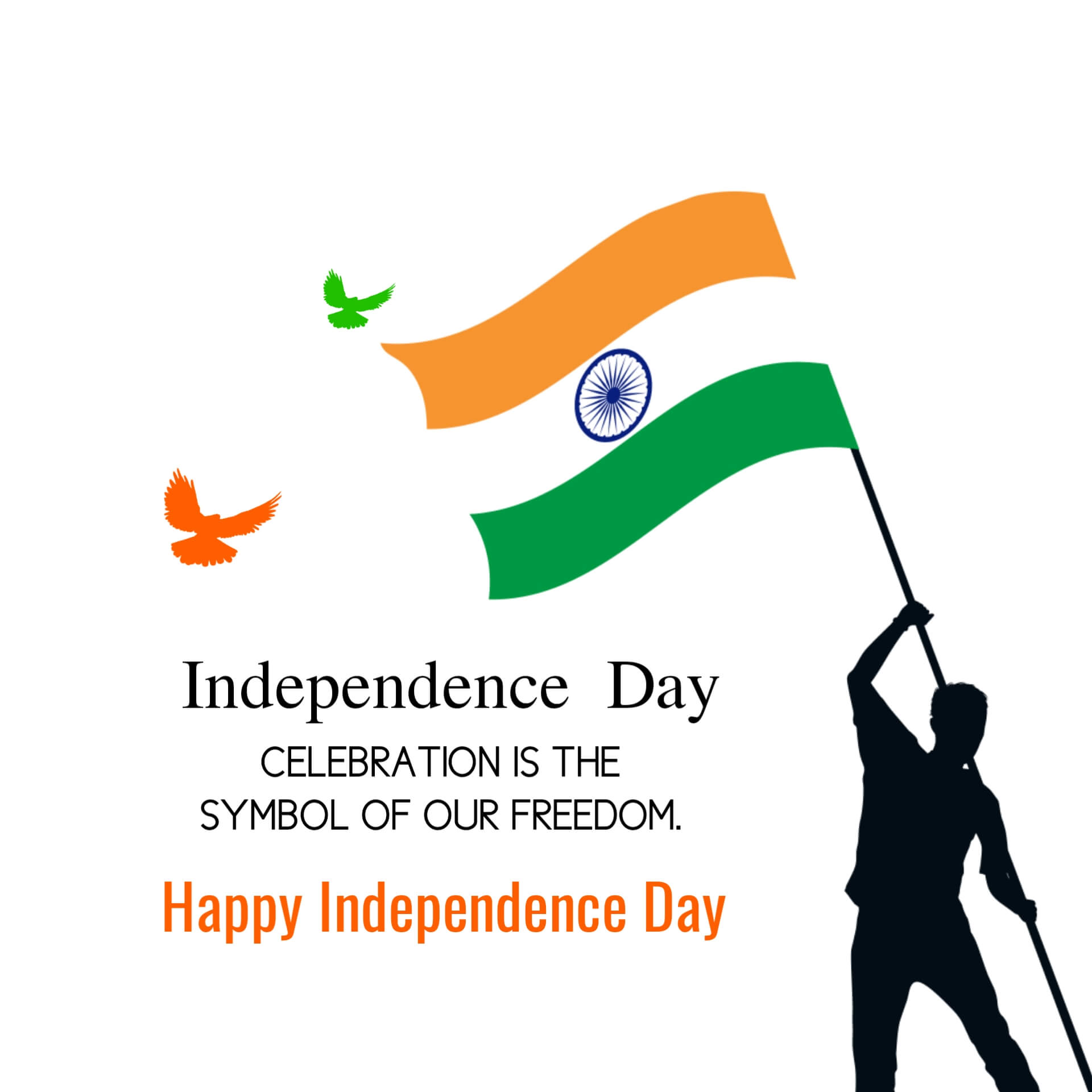 India Independence Day Image with Quotes