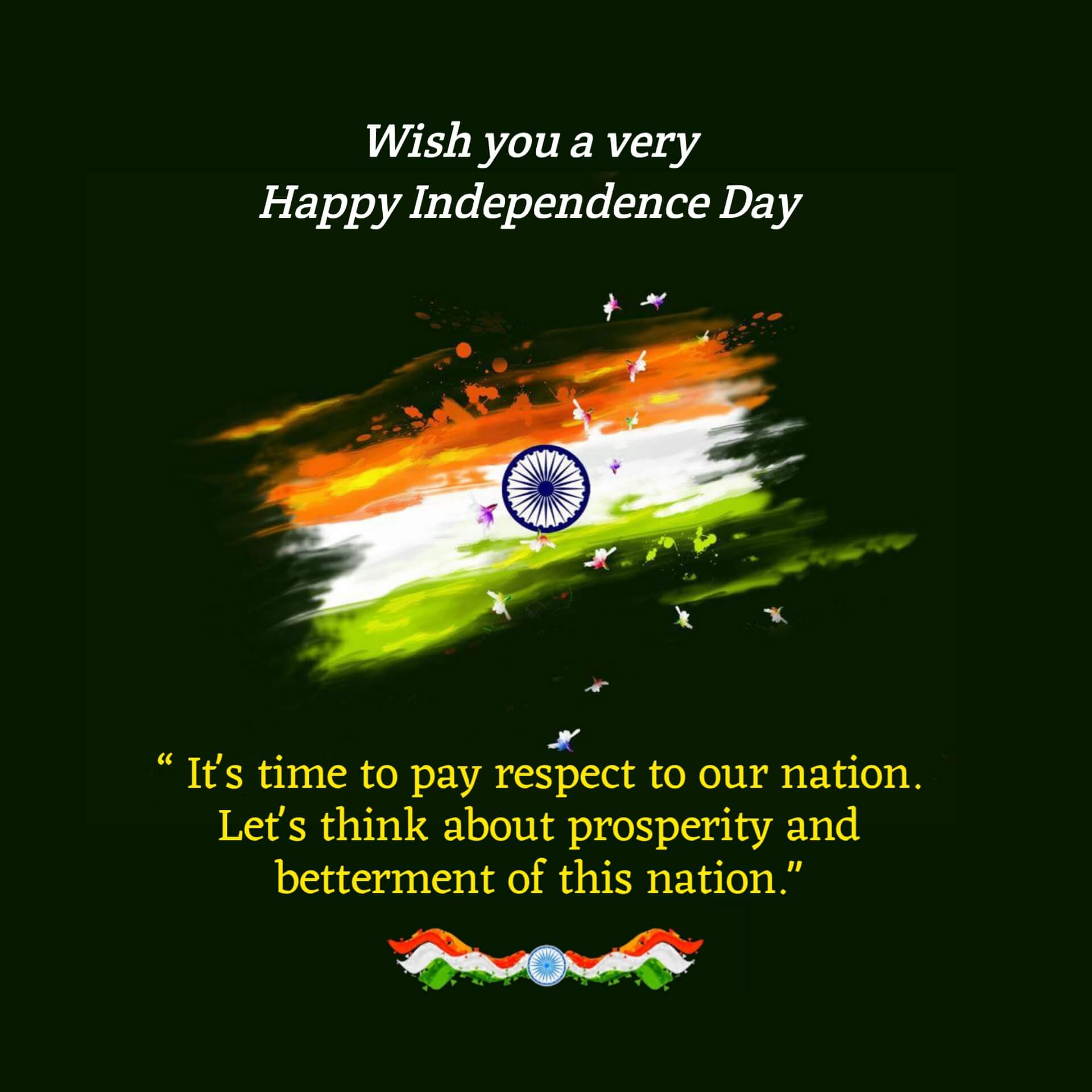 India Independence Day Wishes Image 