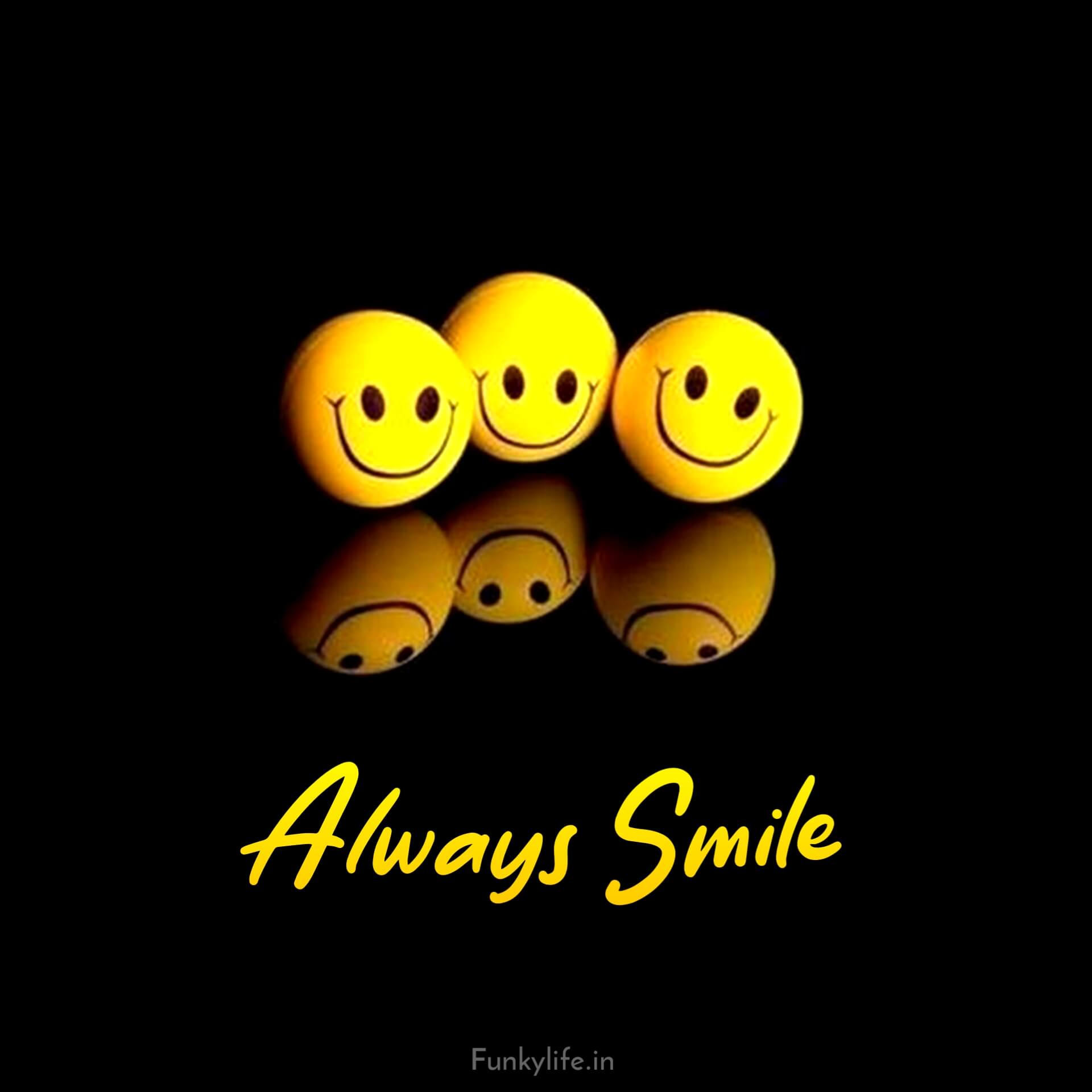 Always Smile WhatsApp DP