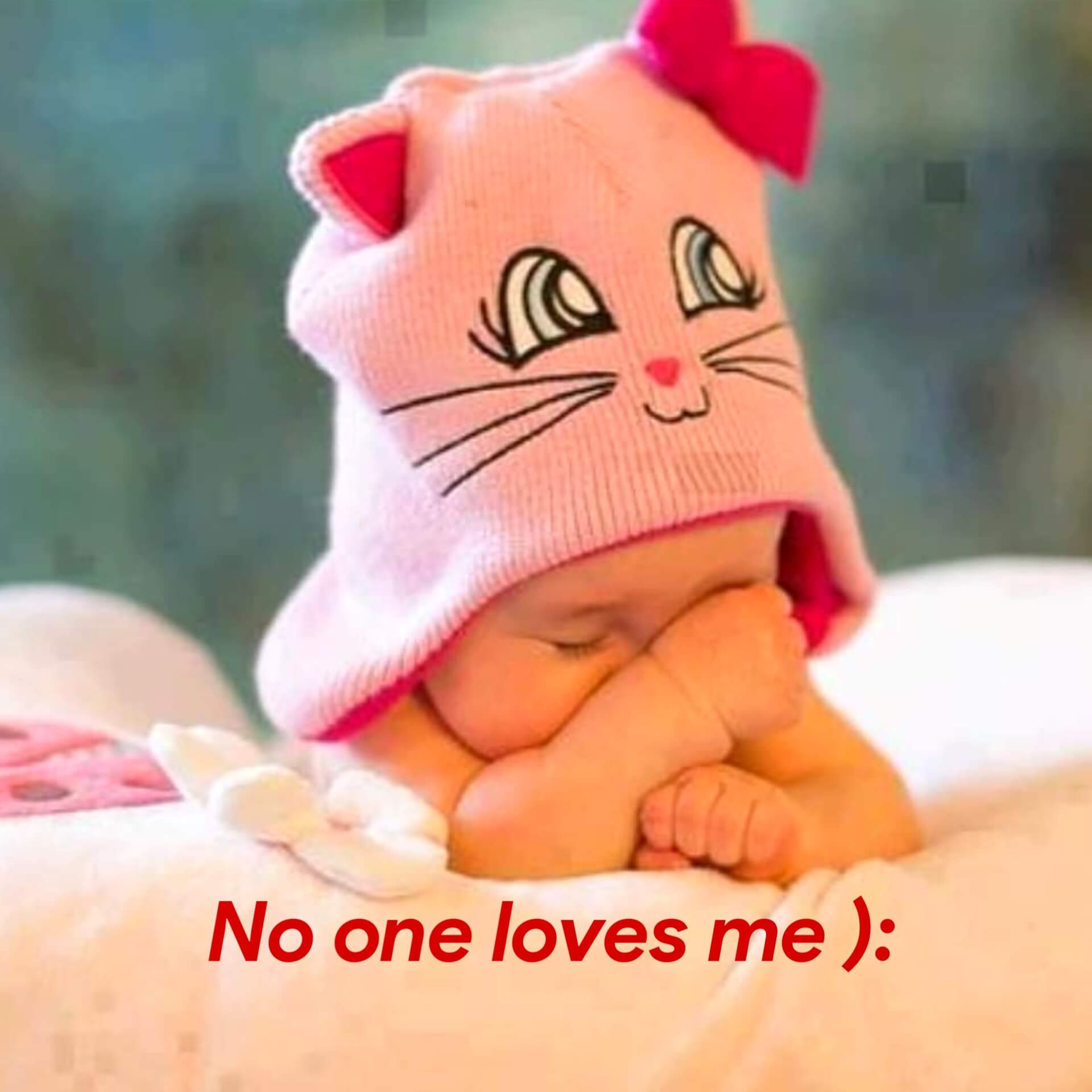 No one Loves me Cute WhatsApp DP