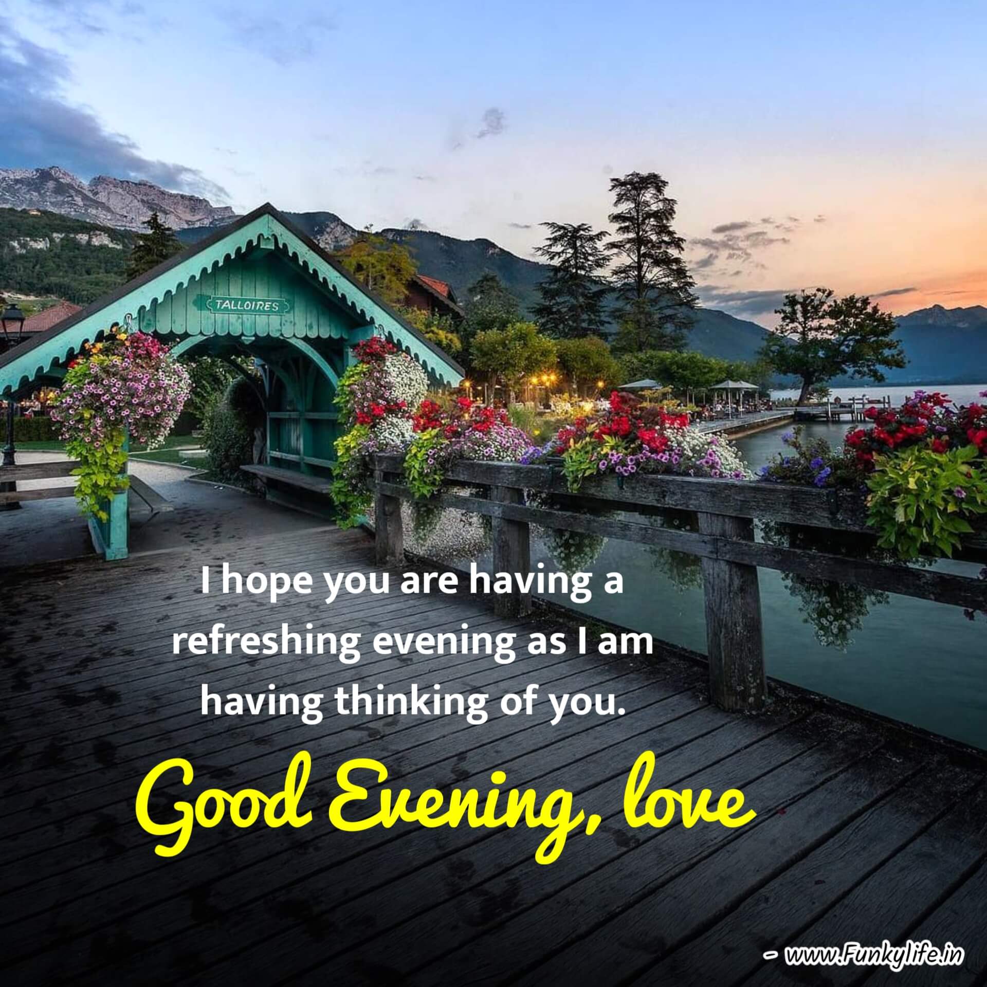 Wishes Good Evening Images with Quotes