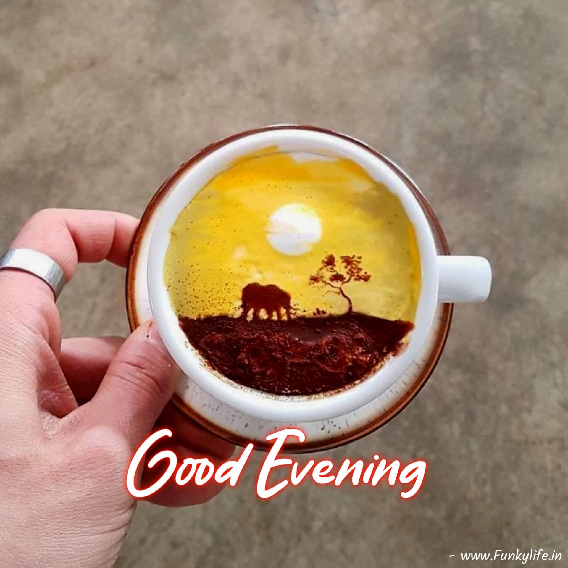 Coffee Cup Good Evening Images