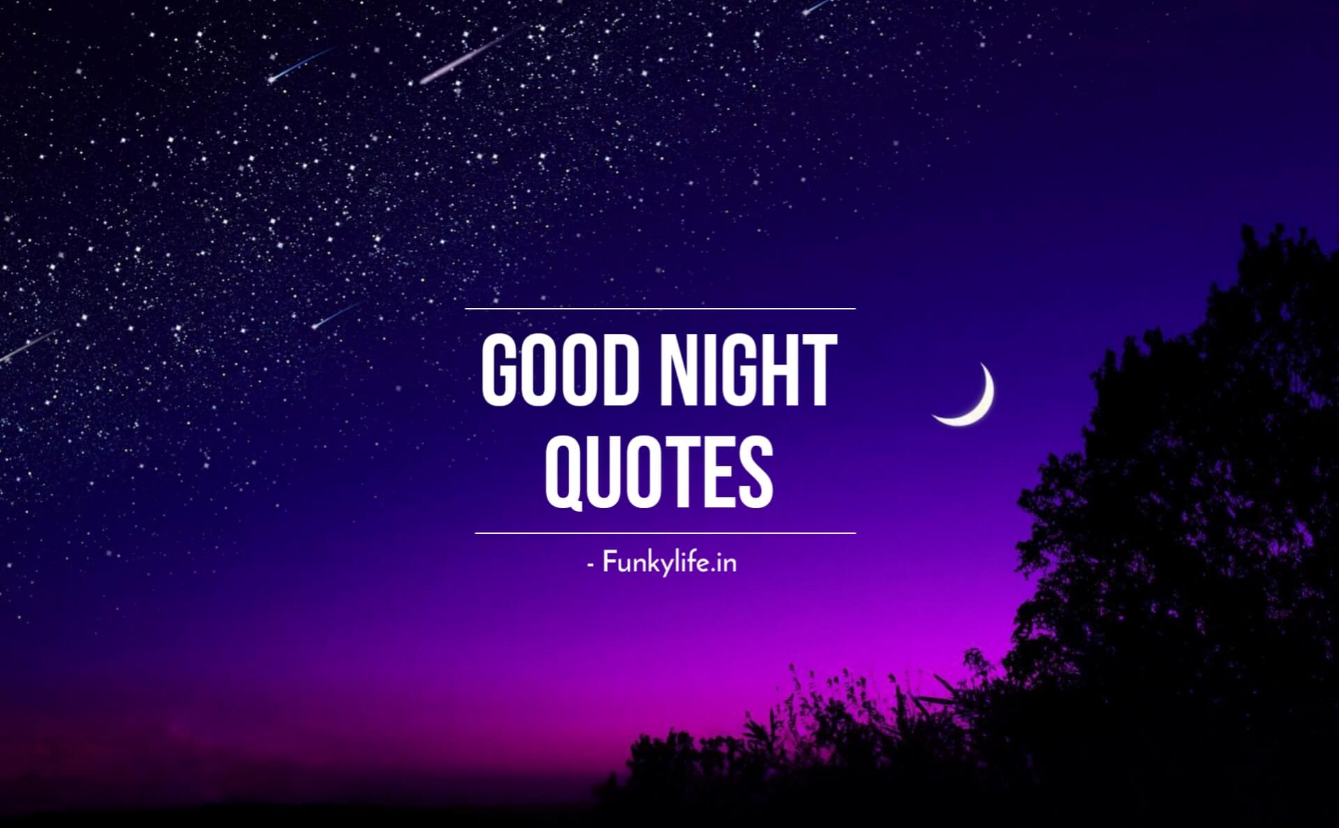 Gud nite quotes for her