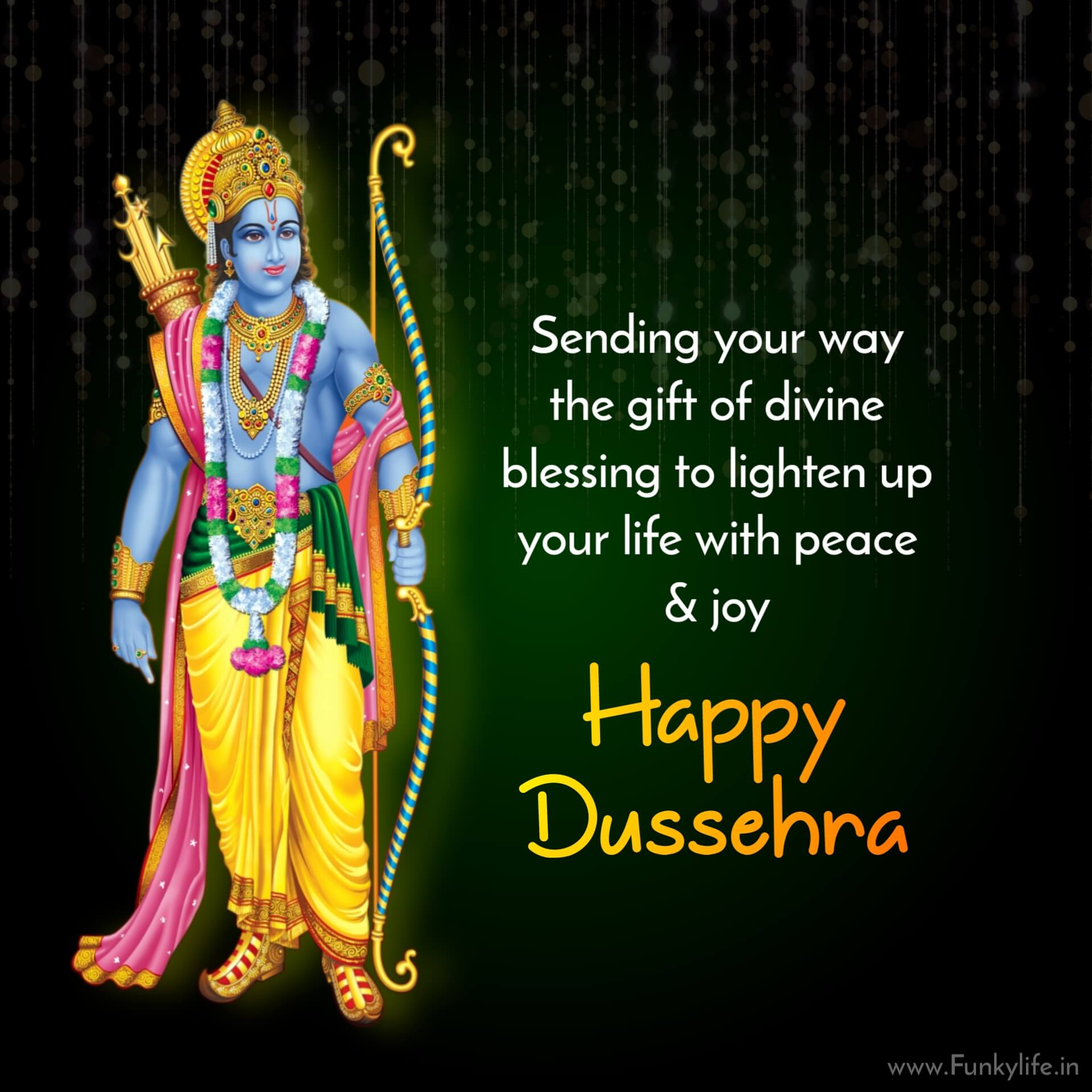 Happy Dussehra wishes blessings Pic