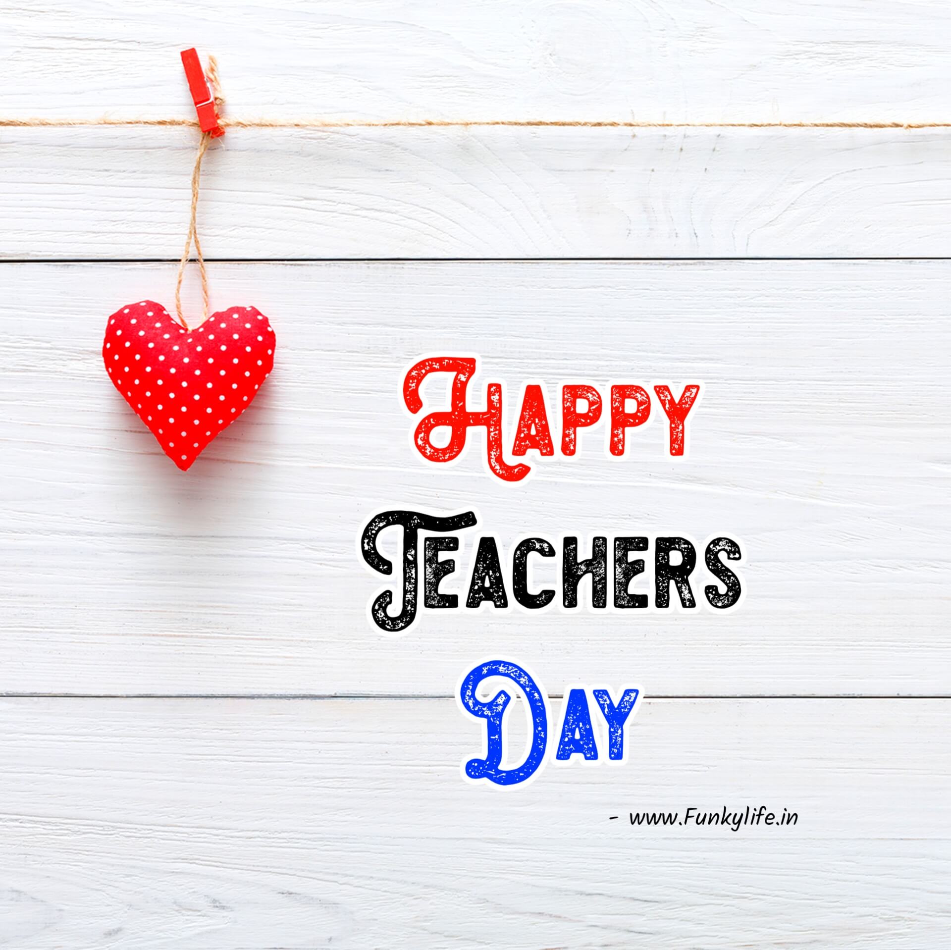 Beautiful Heart Happy Teachers Day Wishes