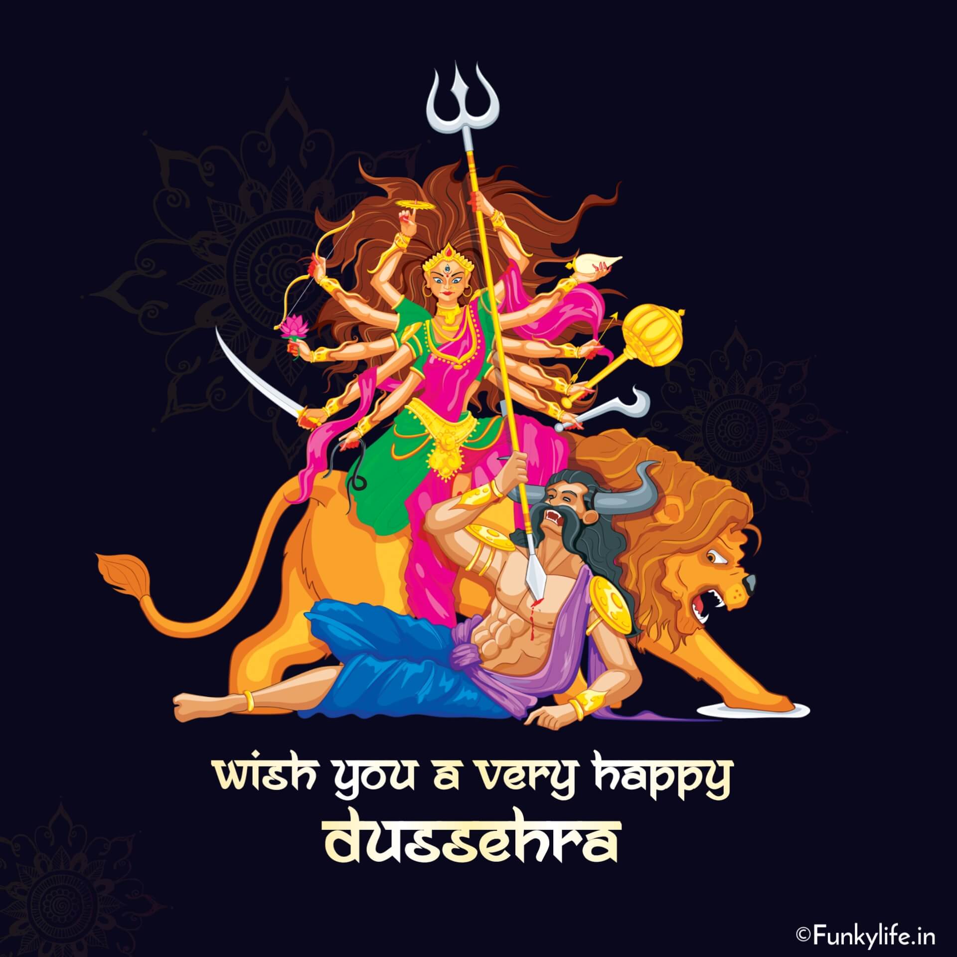 Ma Durga Happy Dussehra Image