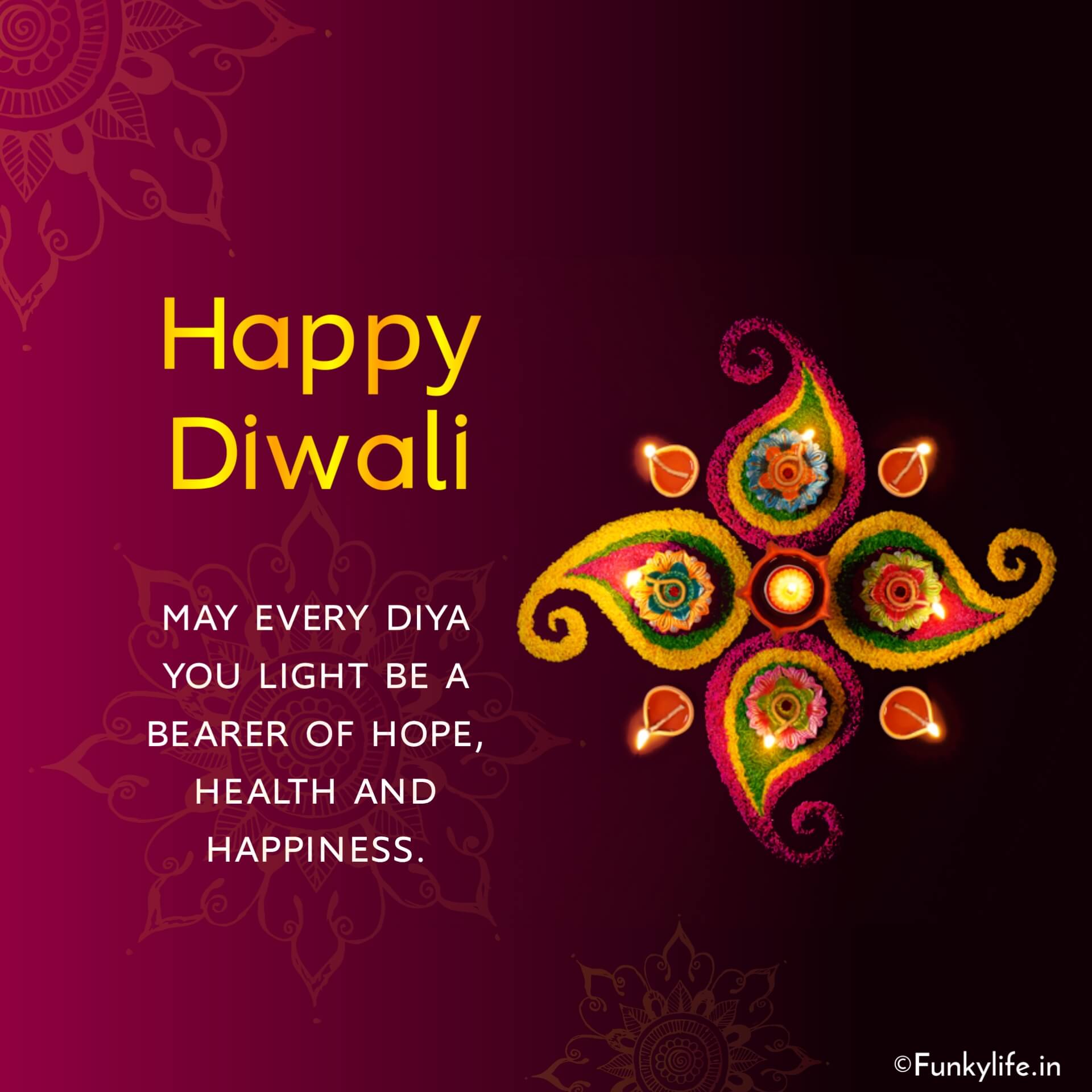 Happy Diwali Rangoli Image