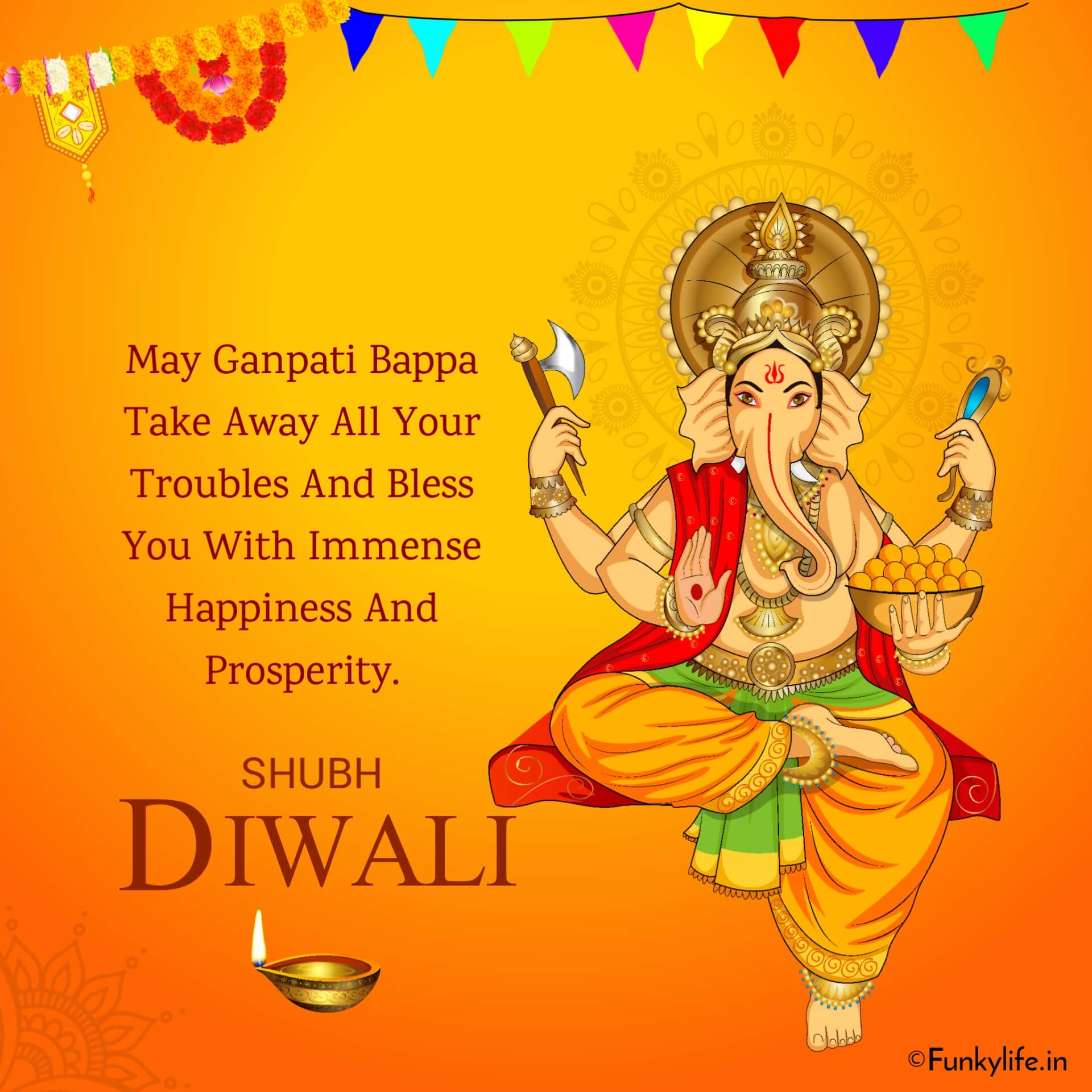 God Ganesh Happy Diwali Images