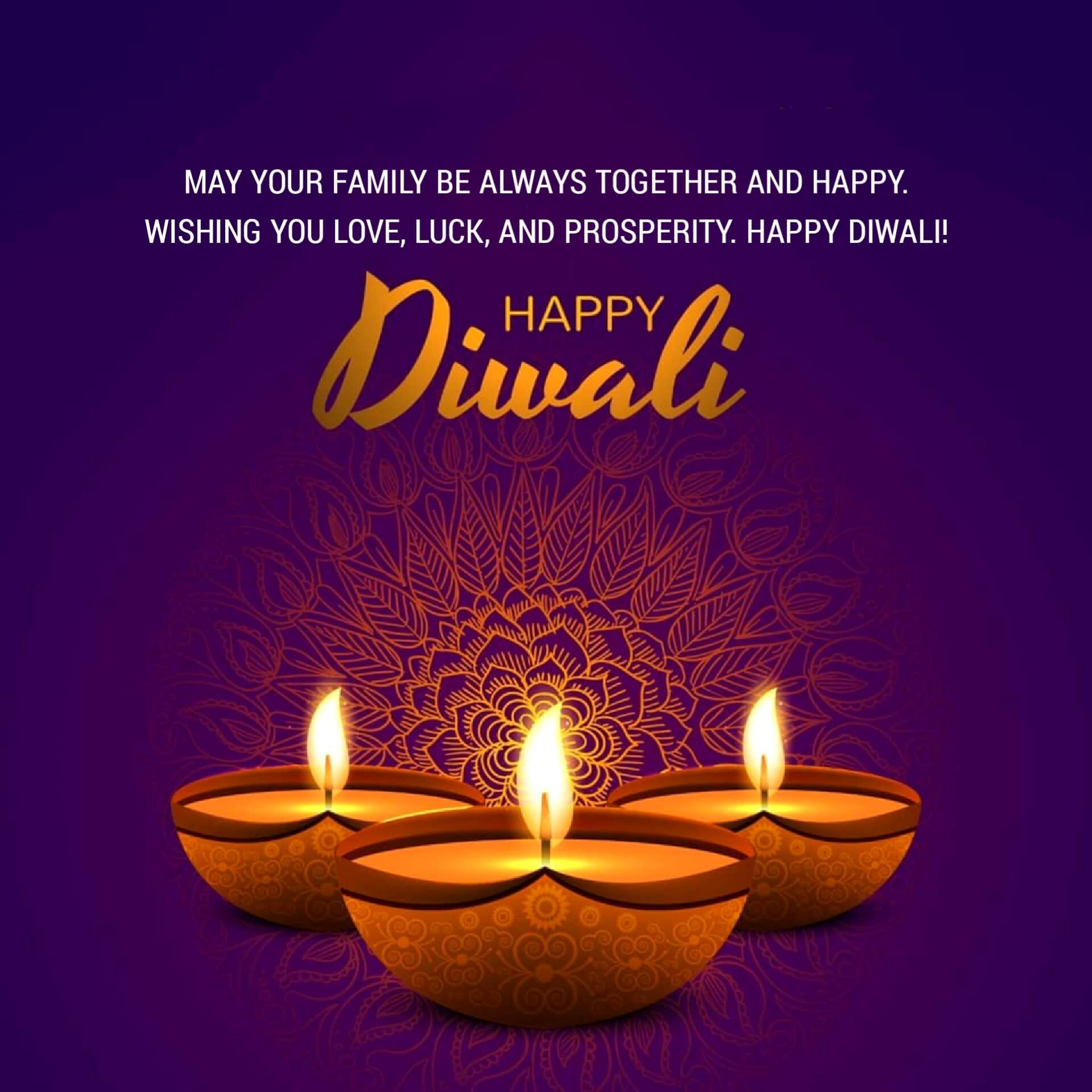 Diwali Wishes for Family