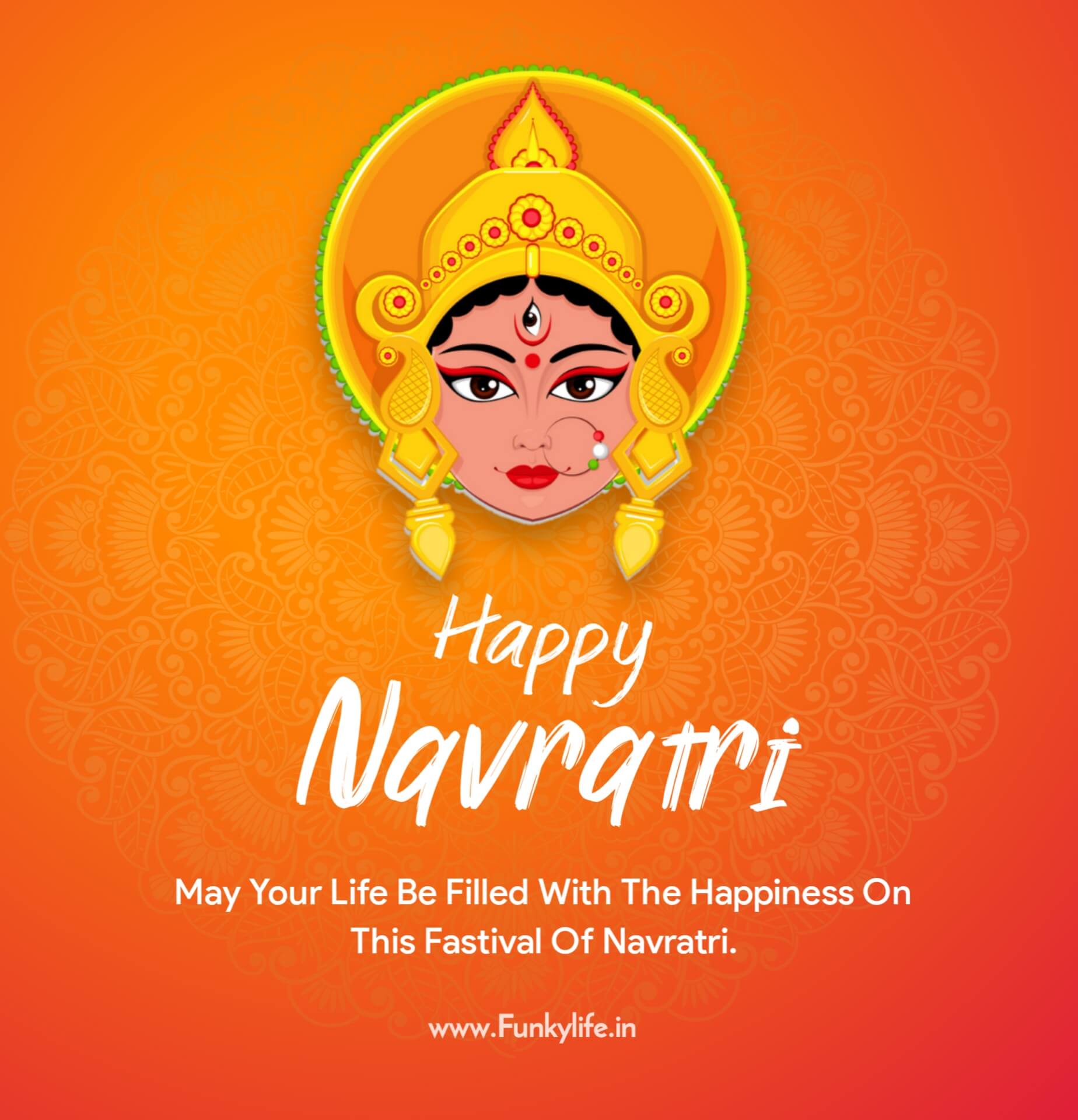English Happy Navratri Wishes