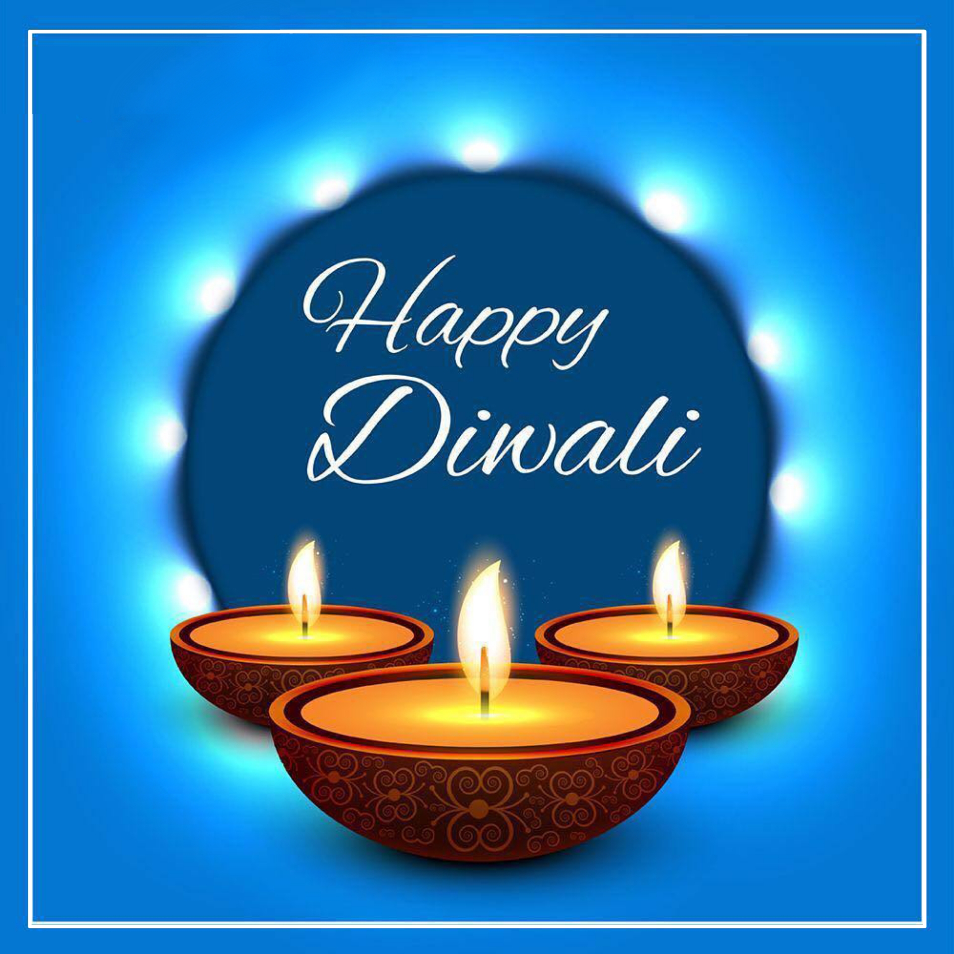 Diya Happy Diwali Greeting