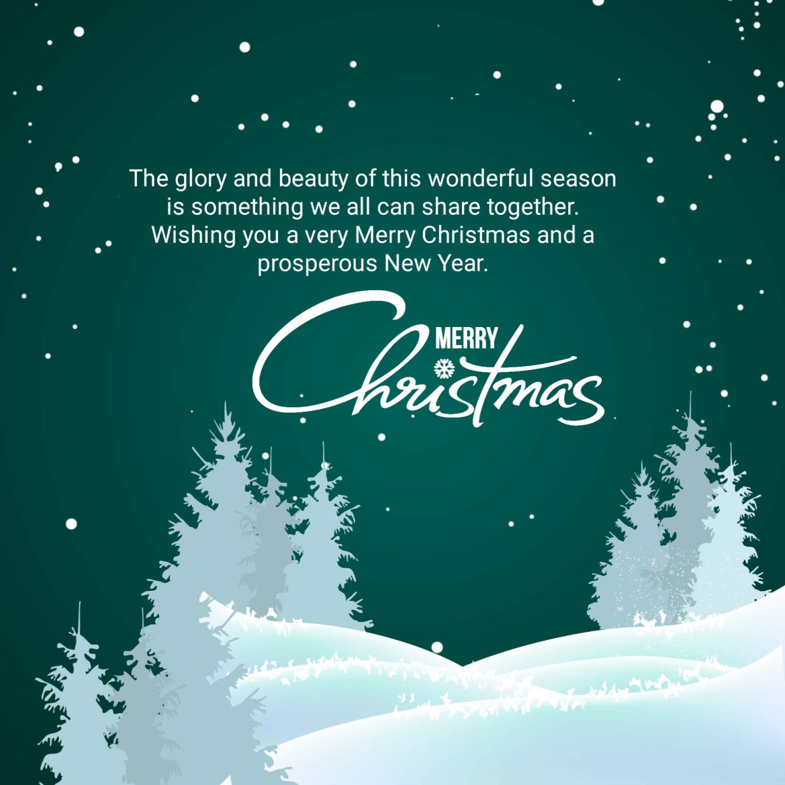 Wishing you peace and happiness this holiday season.