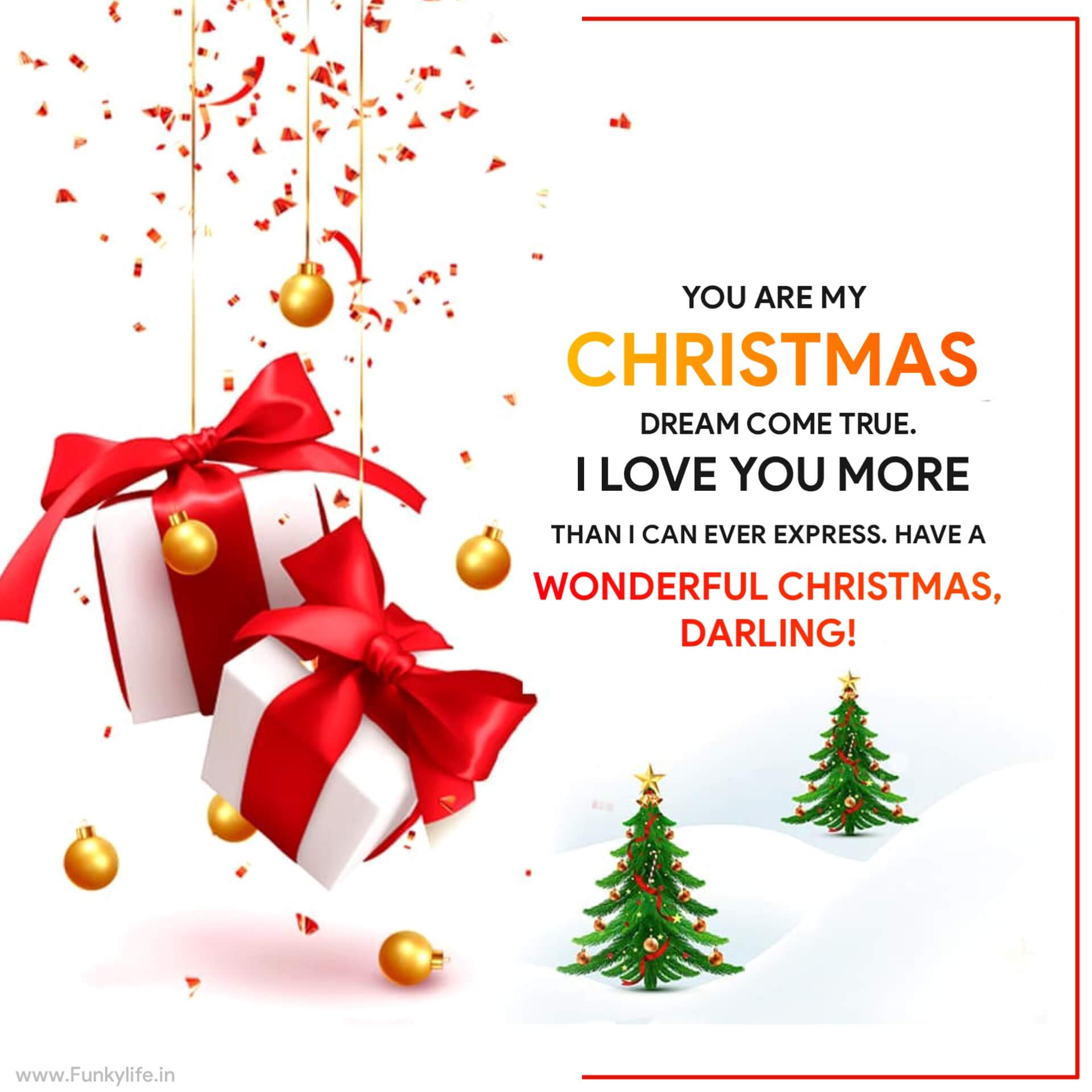 Merry Christmas Wishes for Lover