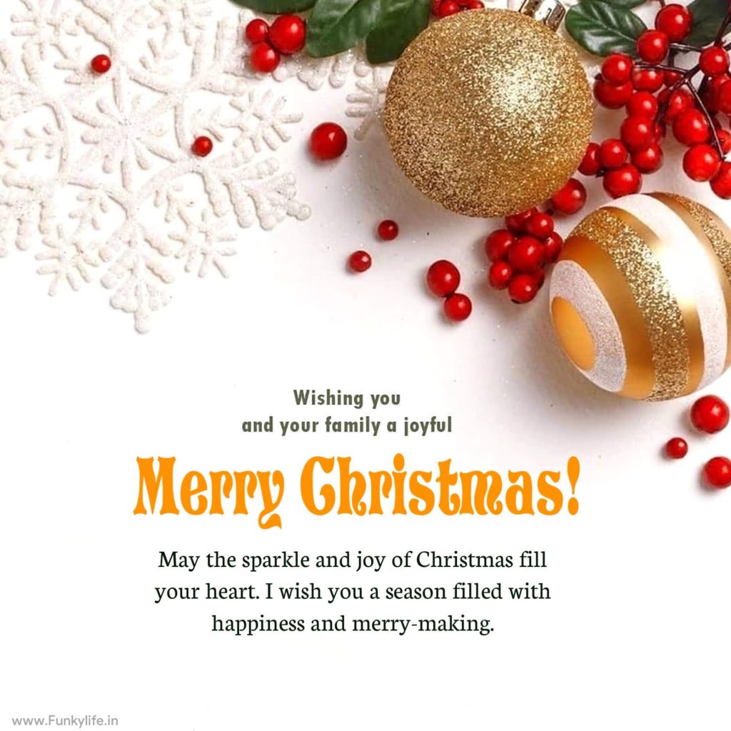 120+ BEST Merry Christmas Wishes and Messages - Funky Life