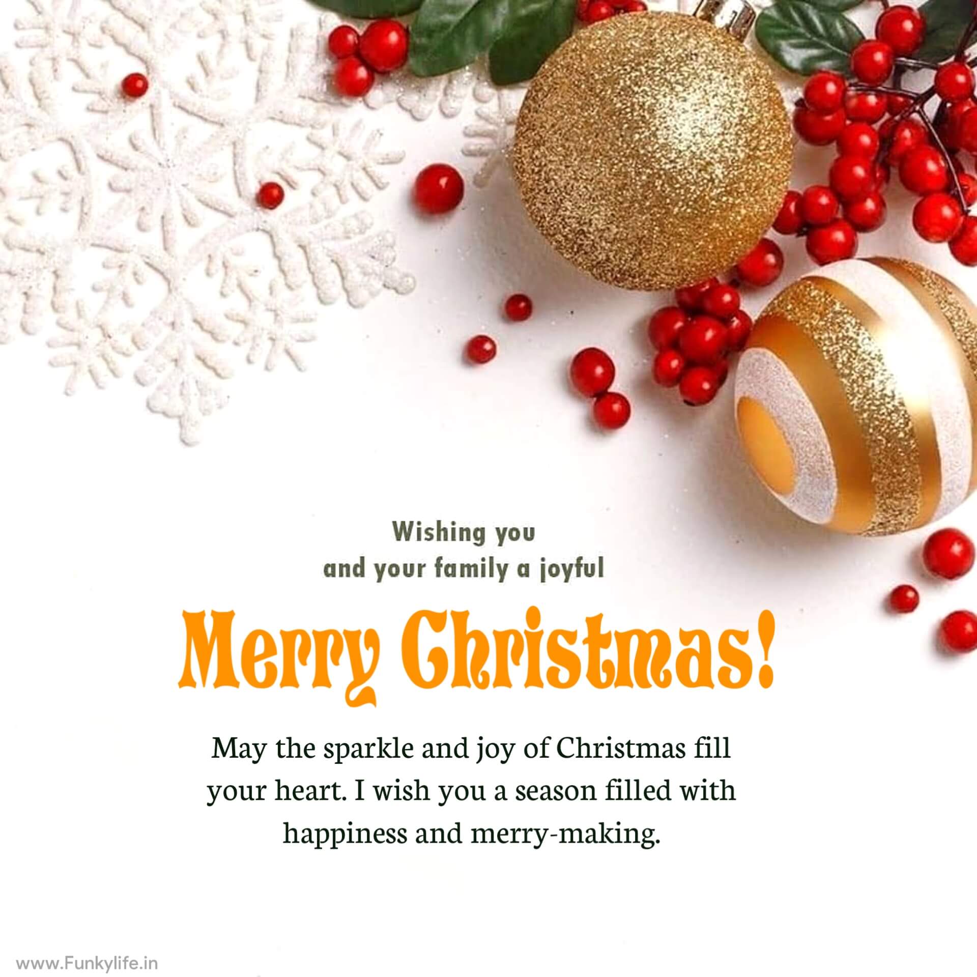 Beautiful Merry Christmas Wishes Images