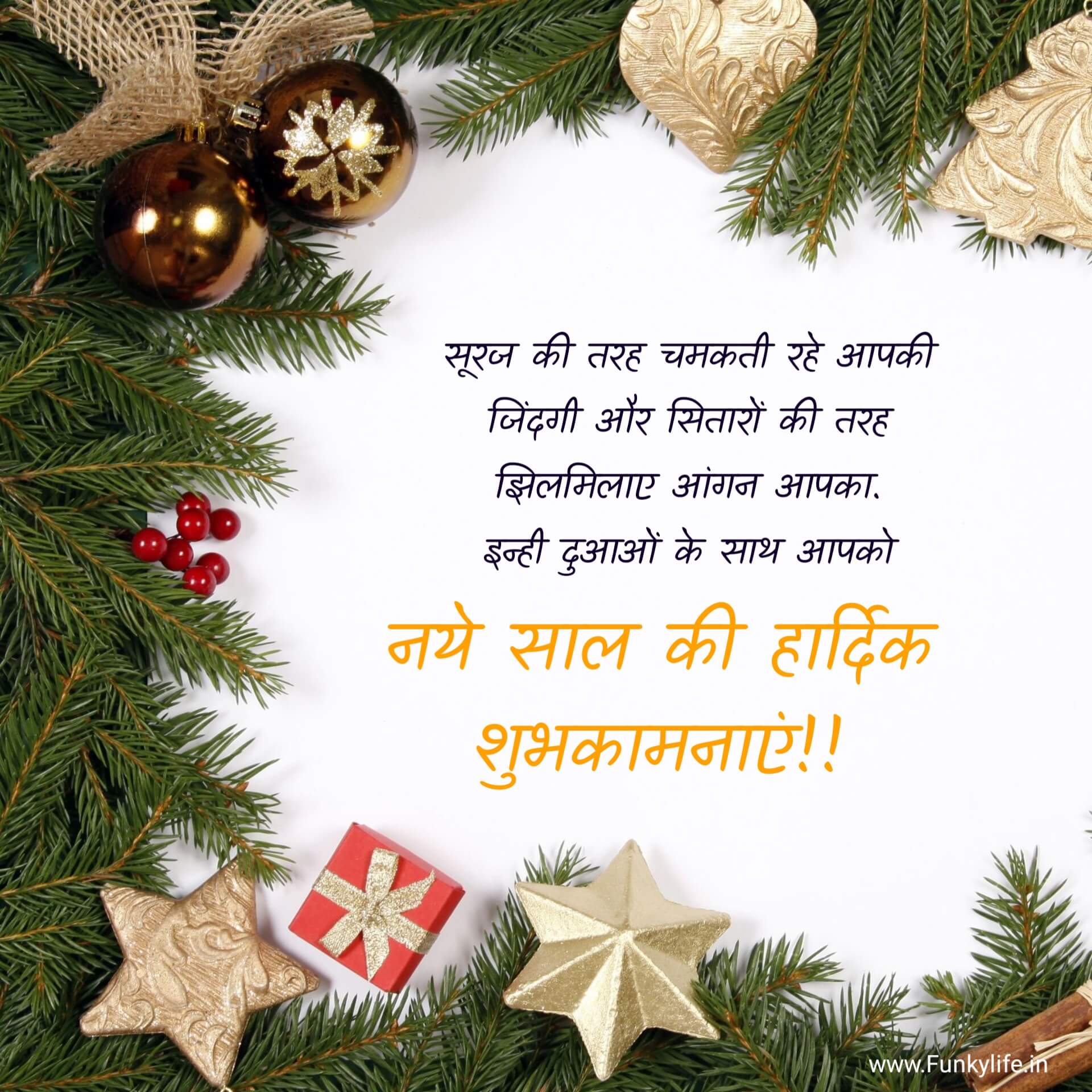Happy New Year Wishes Shayari in Hindi