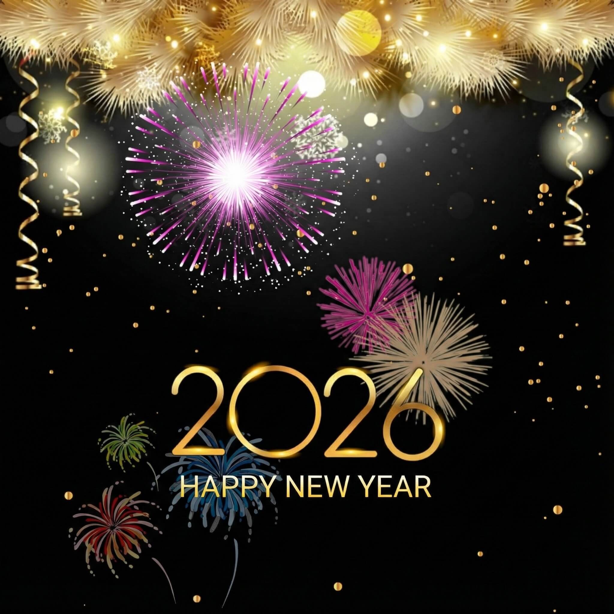 Happy New Year 2026 Wallpaper