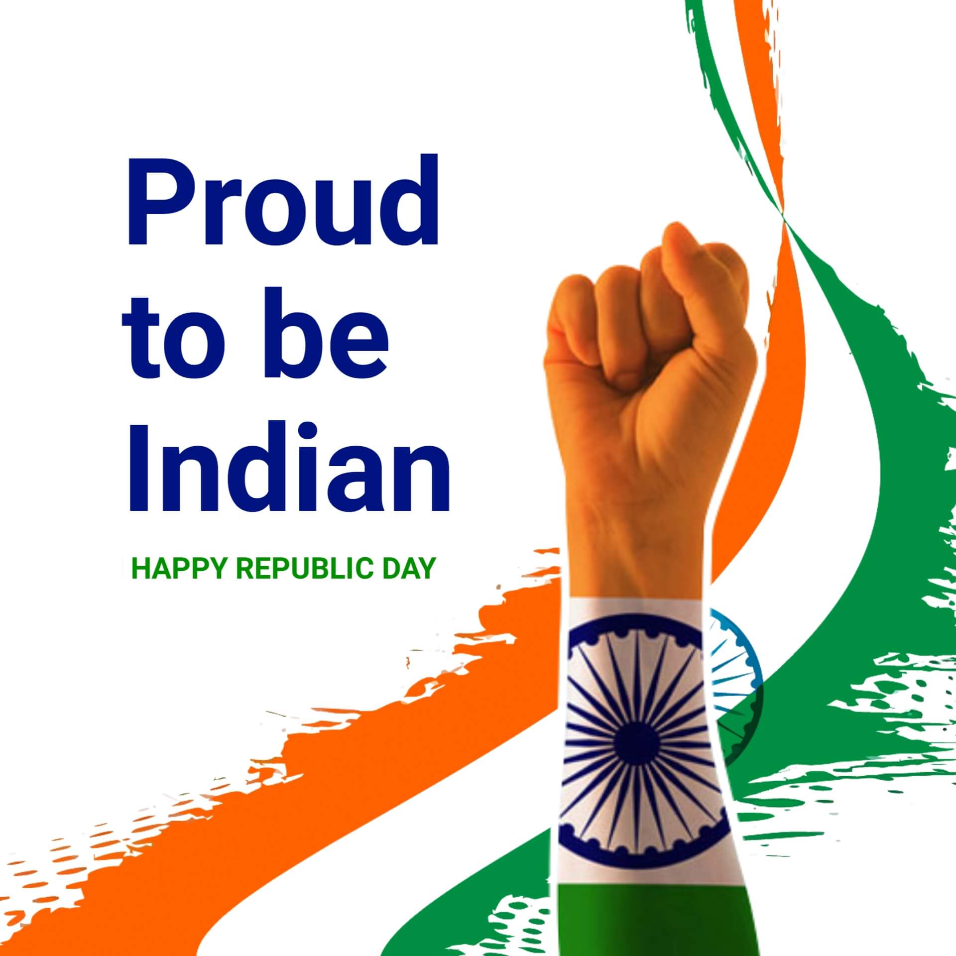 Proud to be Indian Republic Day Image
