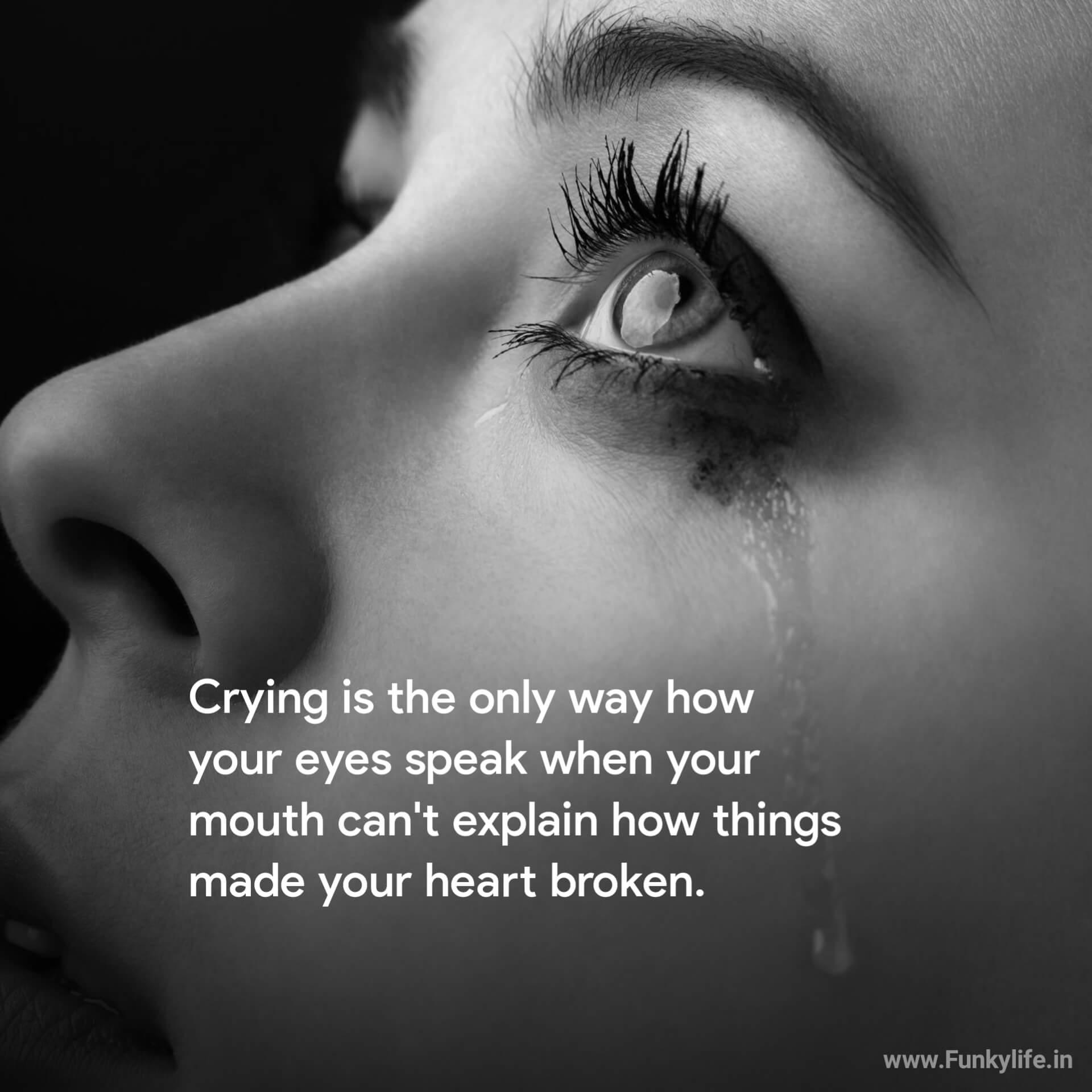 Cry Sad Quotes in English
