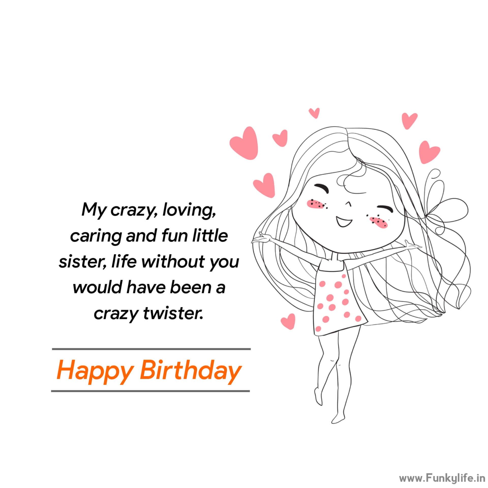  Cute Birthday Wishes for Sister