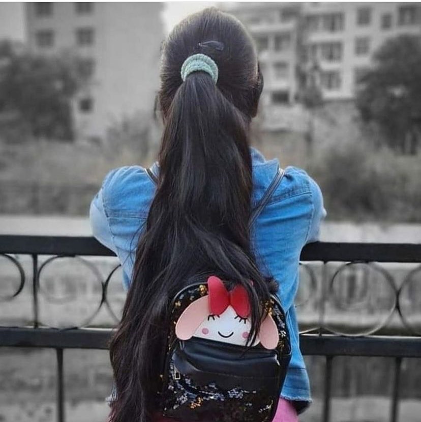 Cute girl back Instagram profile picture