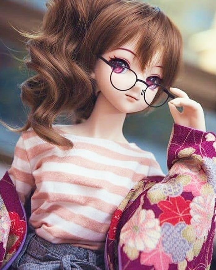 Cartoon doll Instagram profile picture