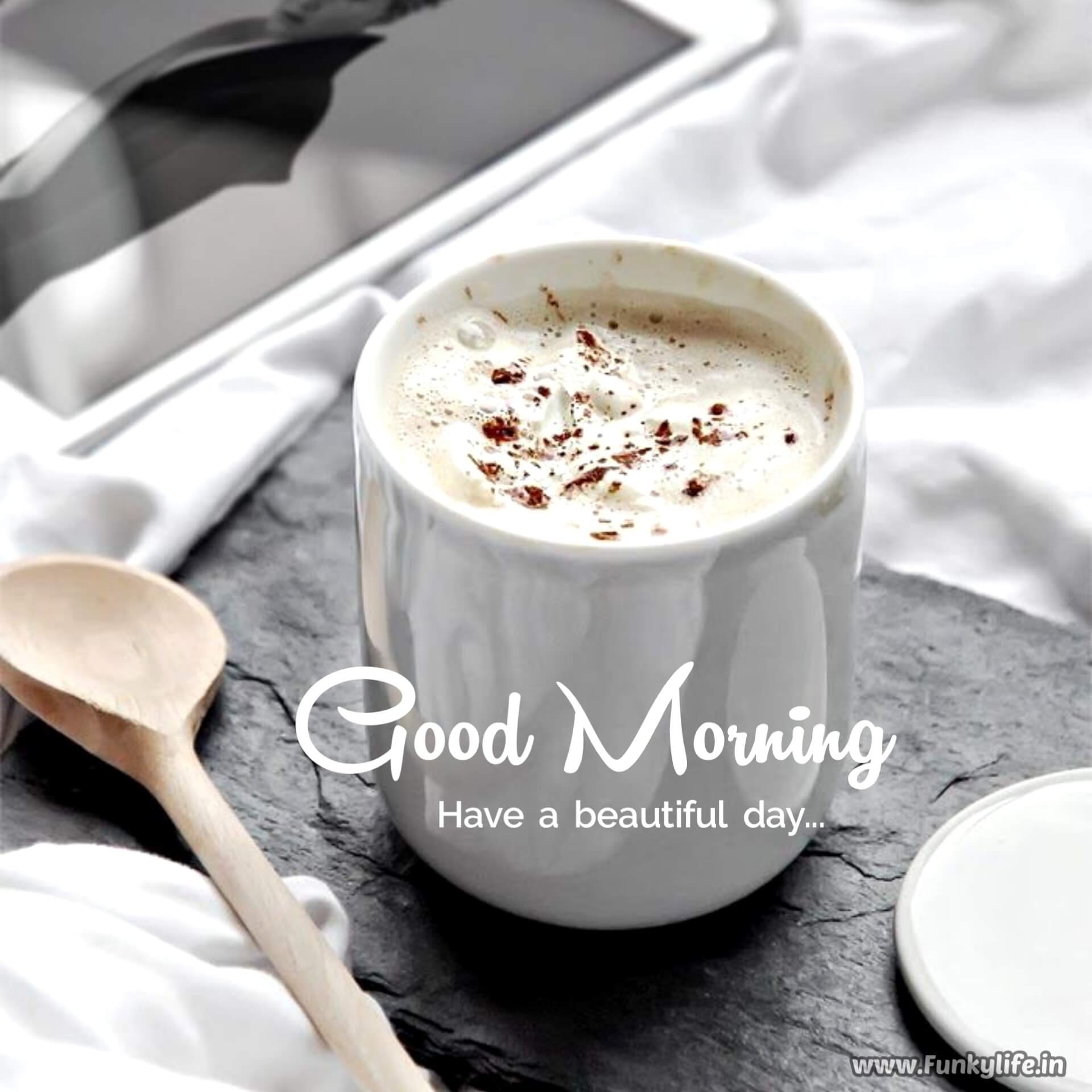 Milk Coffee Good morning image