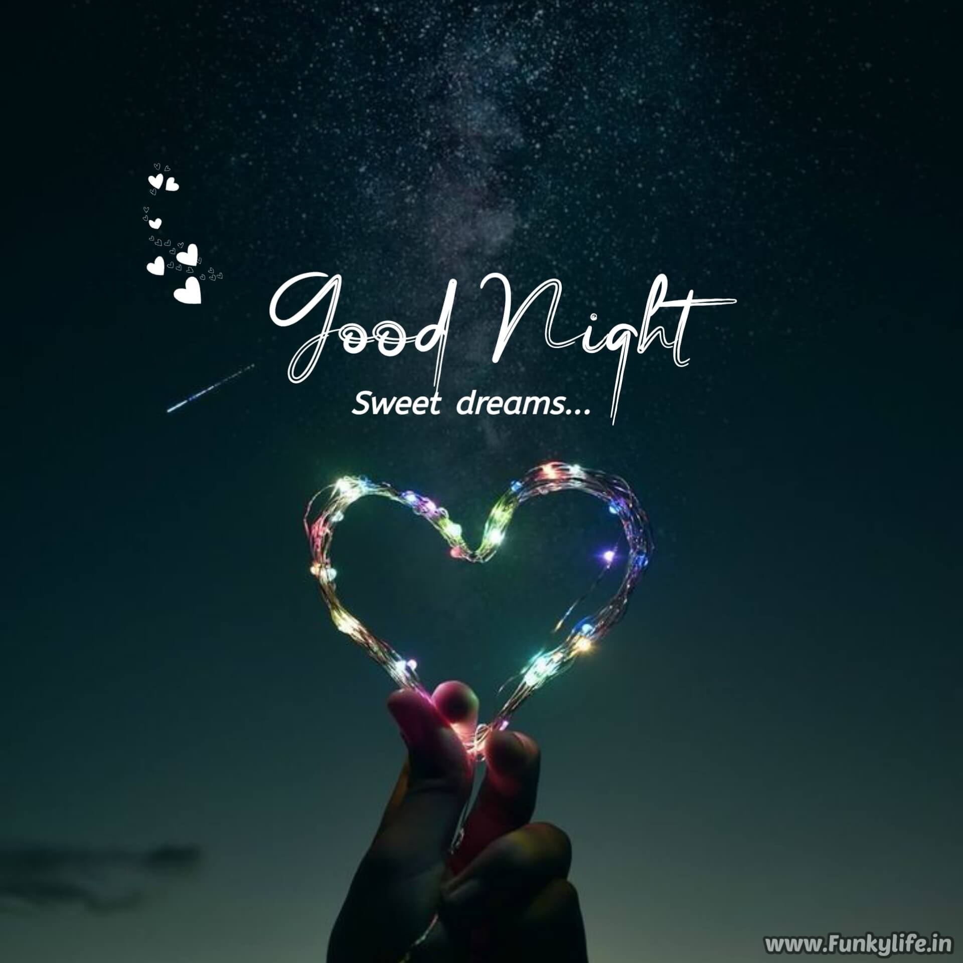 heart Good Night Image