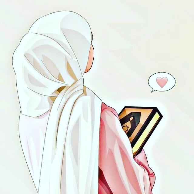 Cartoon Hijab Girls Dp