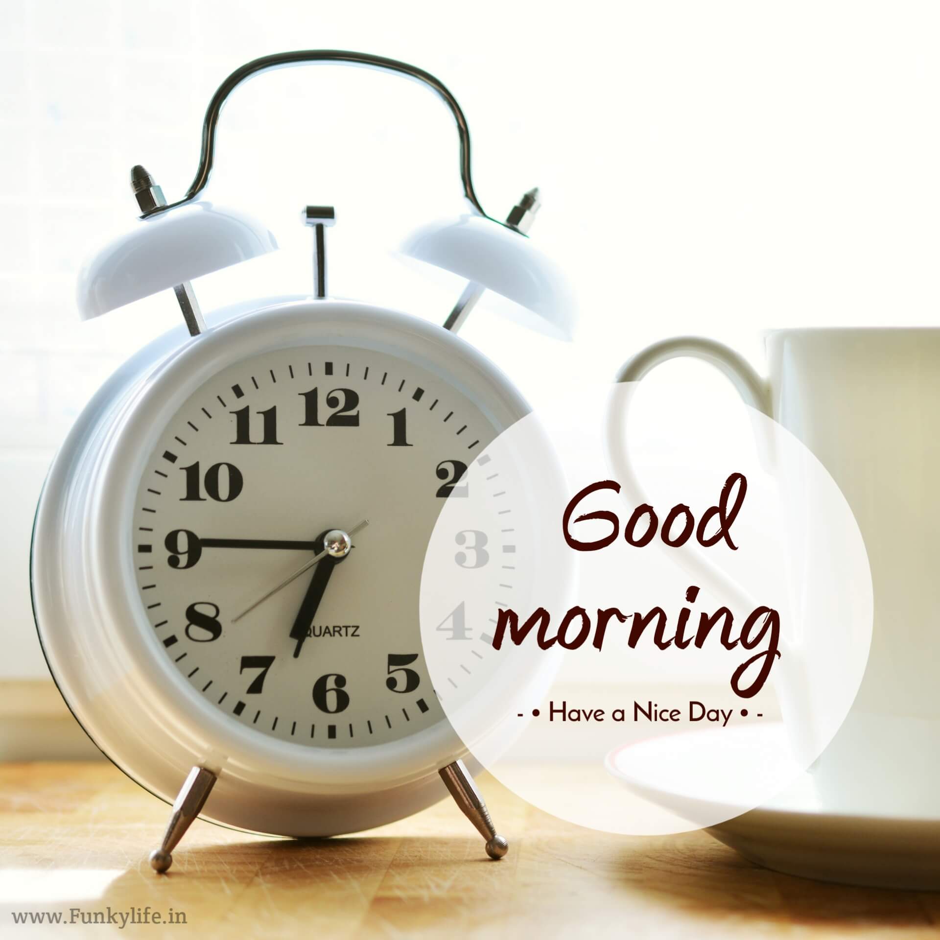 Alarm clock Good Morning Images