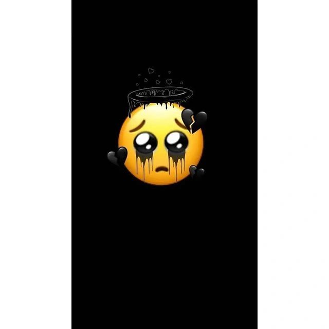 Sad emoji dp