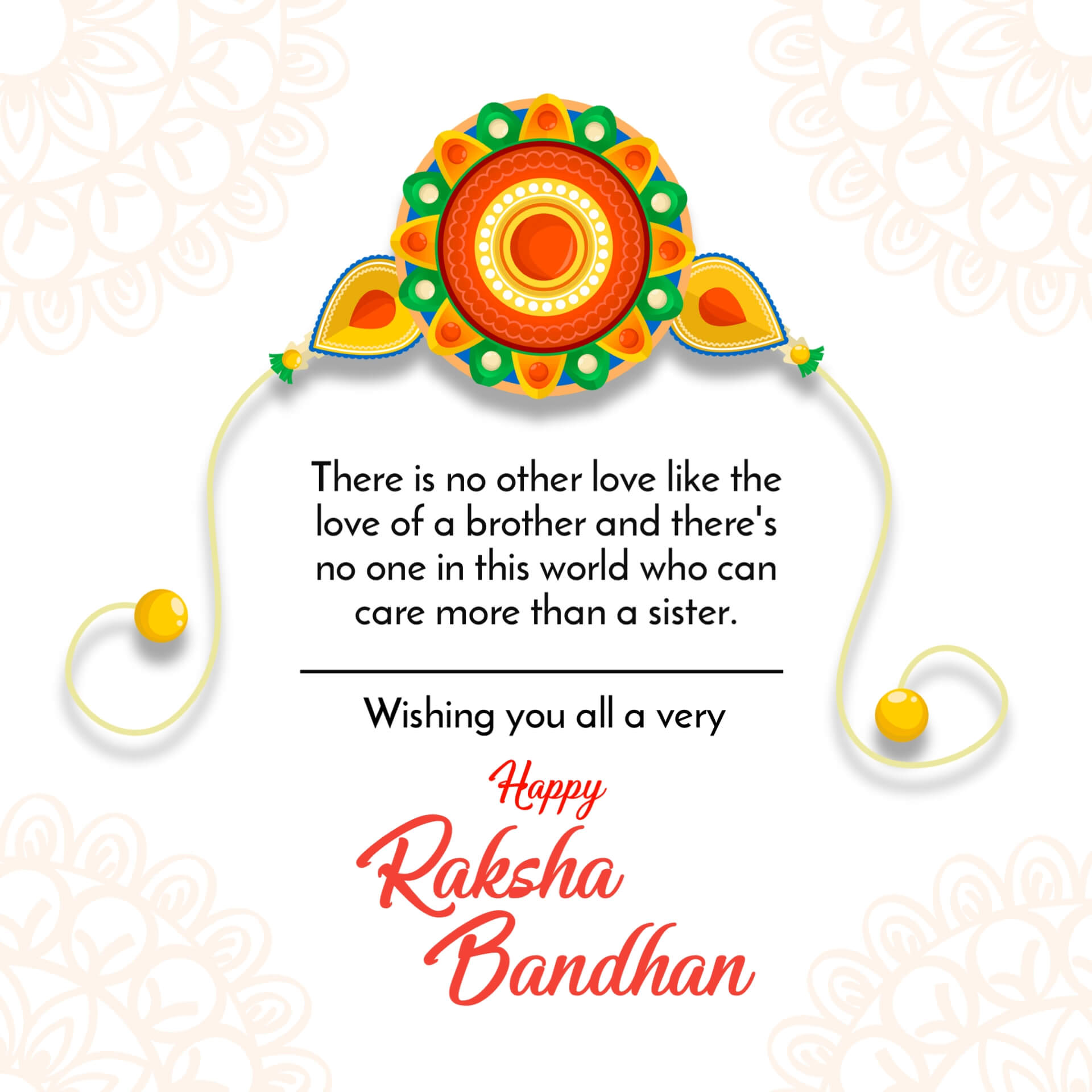Raksha Bandhan wishes Image
