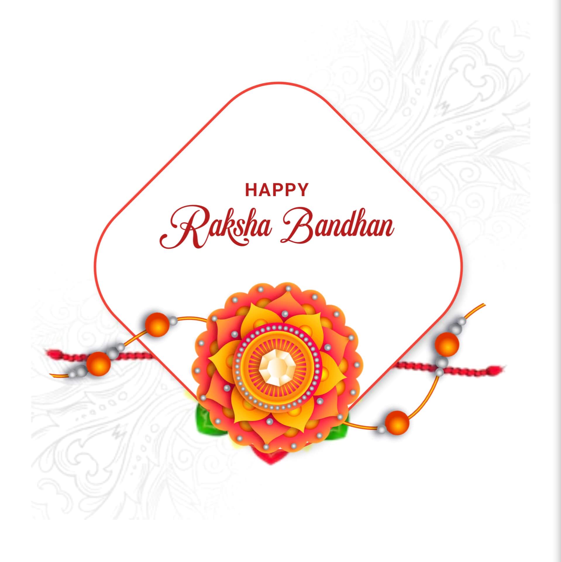 Happy Raksha Bandhan 2022 Rakhi Advance Wishes HD Wallpaper