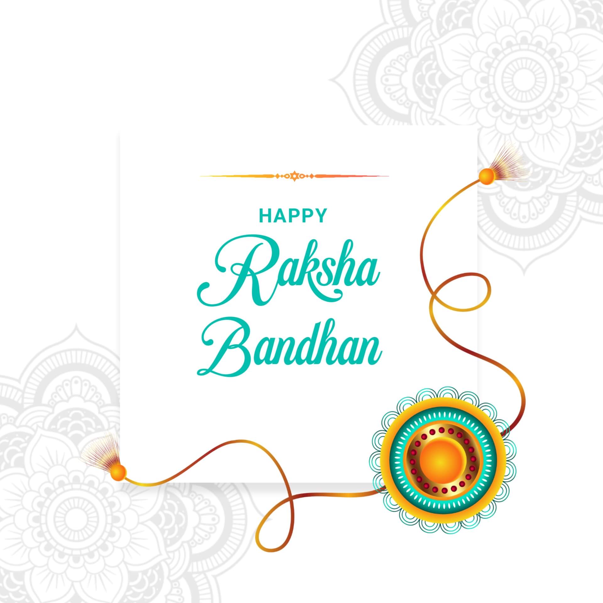 Beautiful Happy Raksha Bandhan Picture