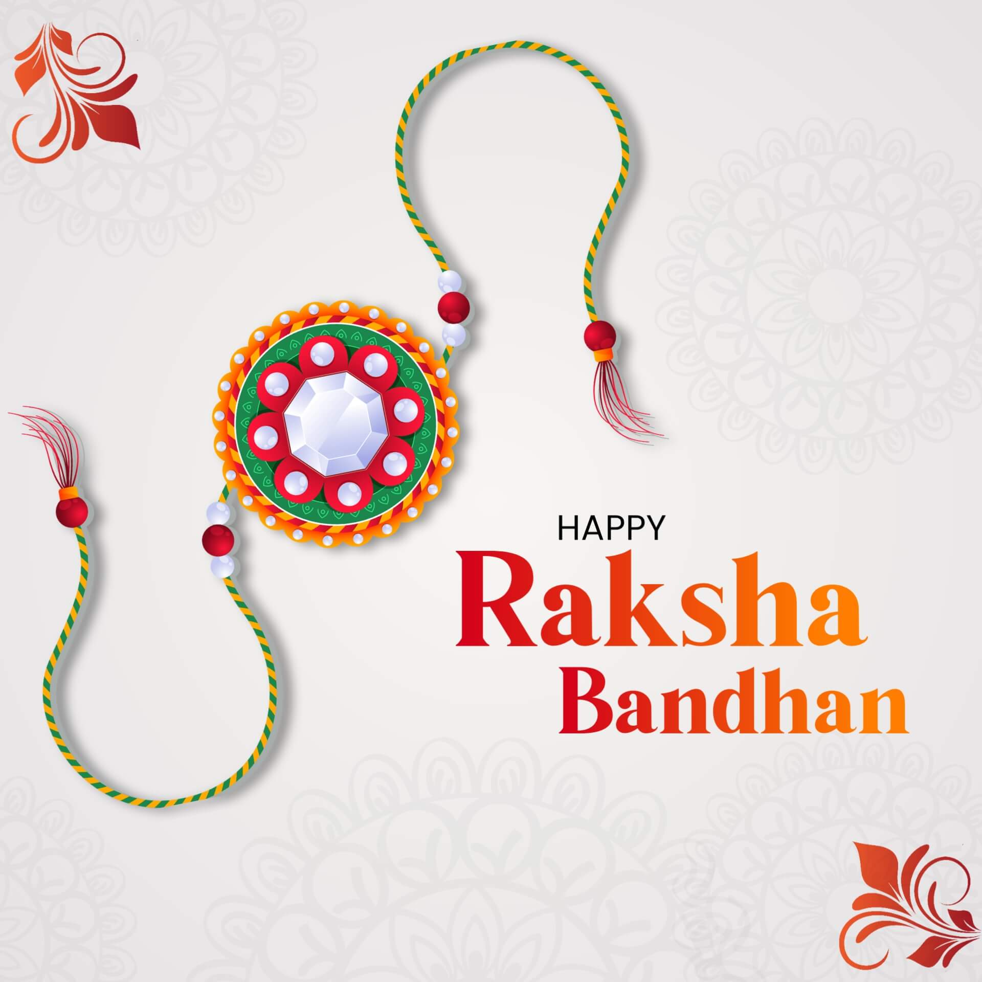 Happy Raksha Bandhan Card