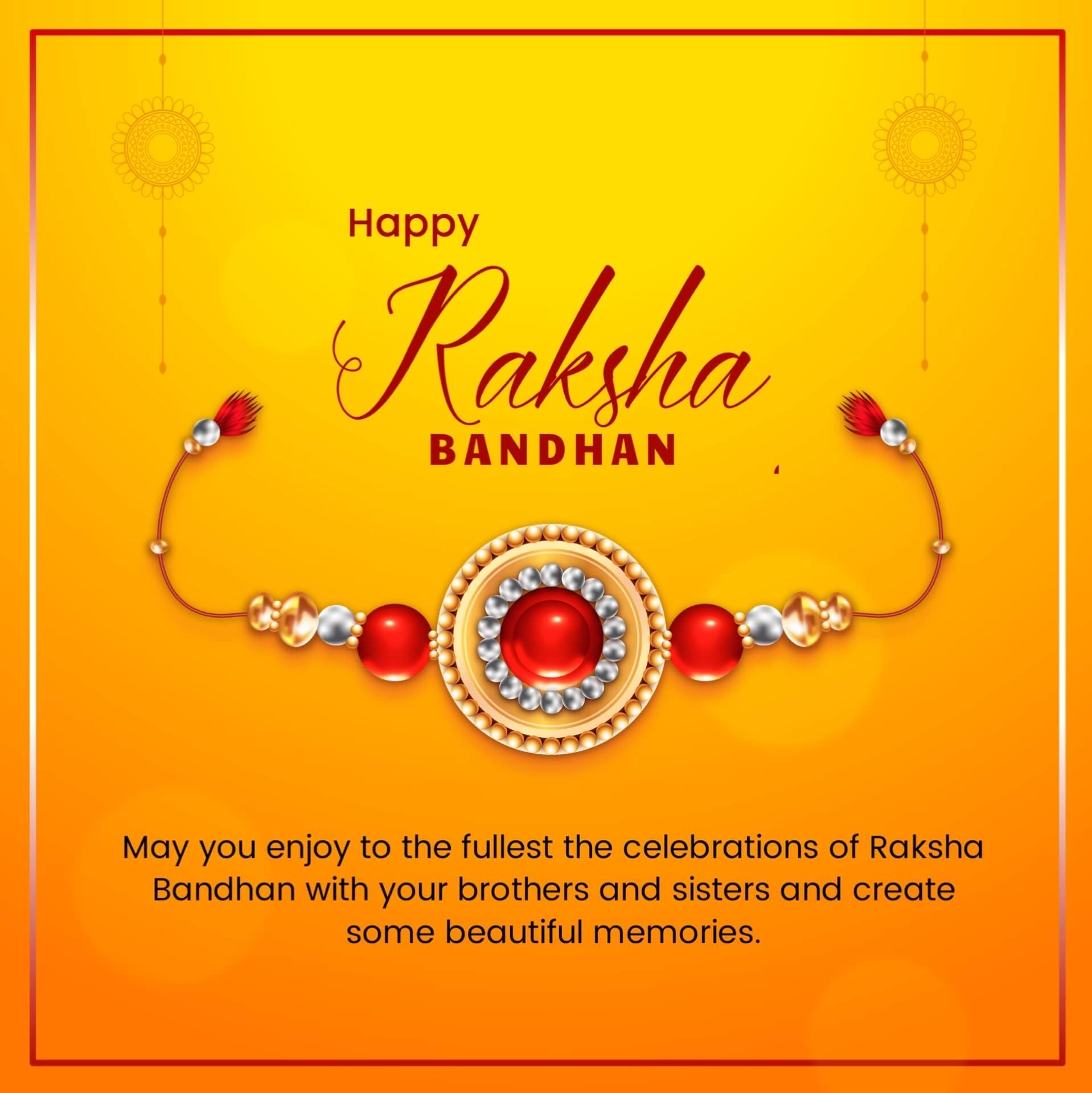 Raksha Bandhan Wishes Image Card