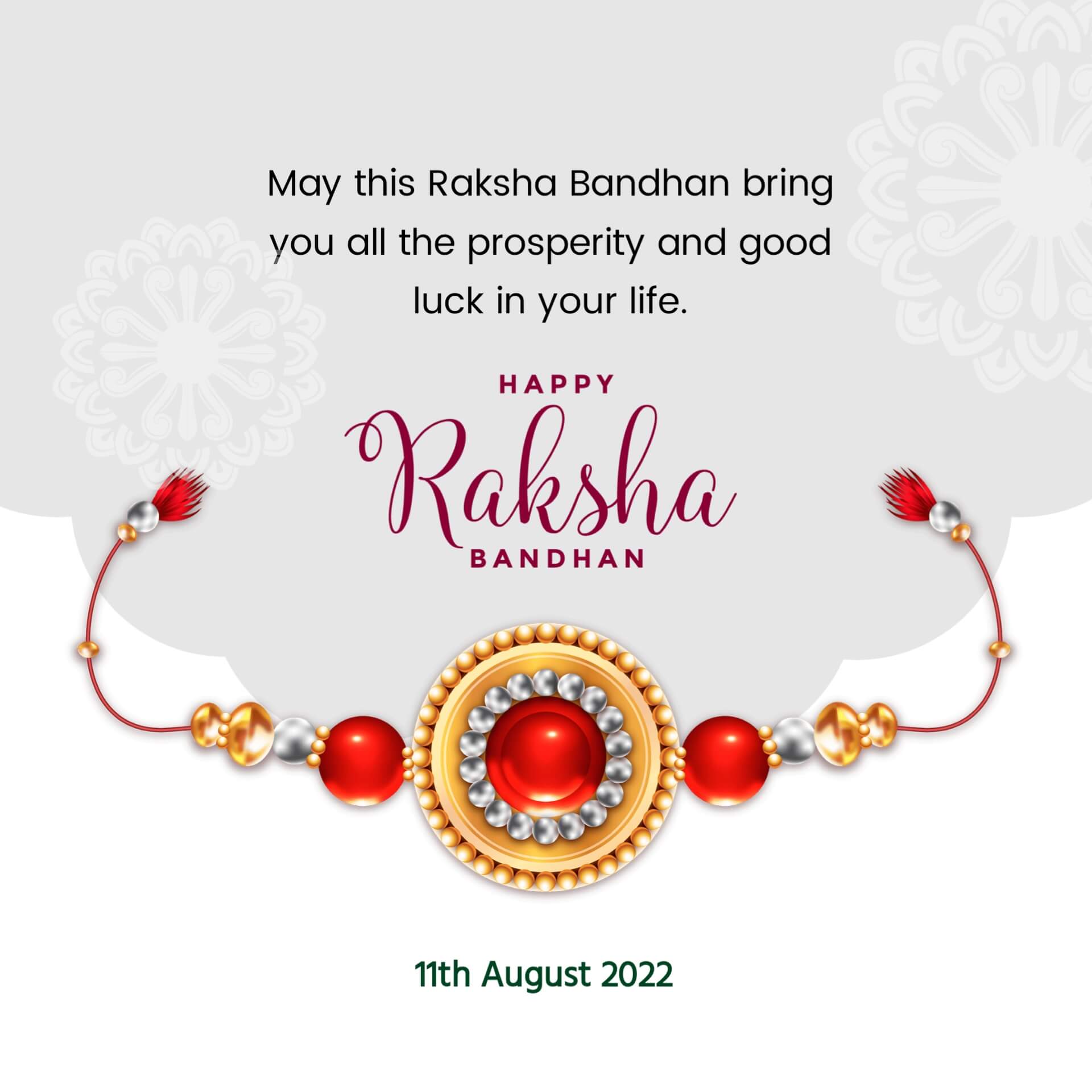 Happy Raksha Bandhan Image Card