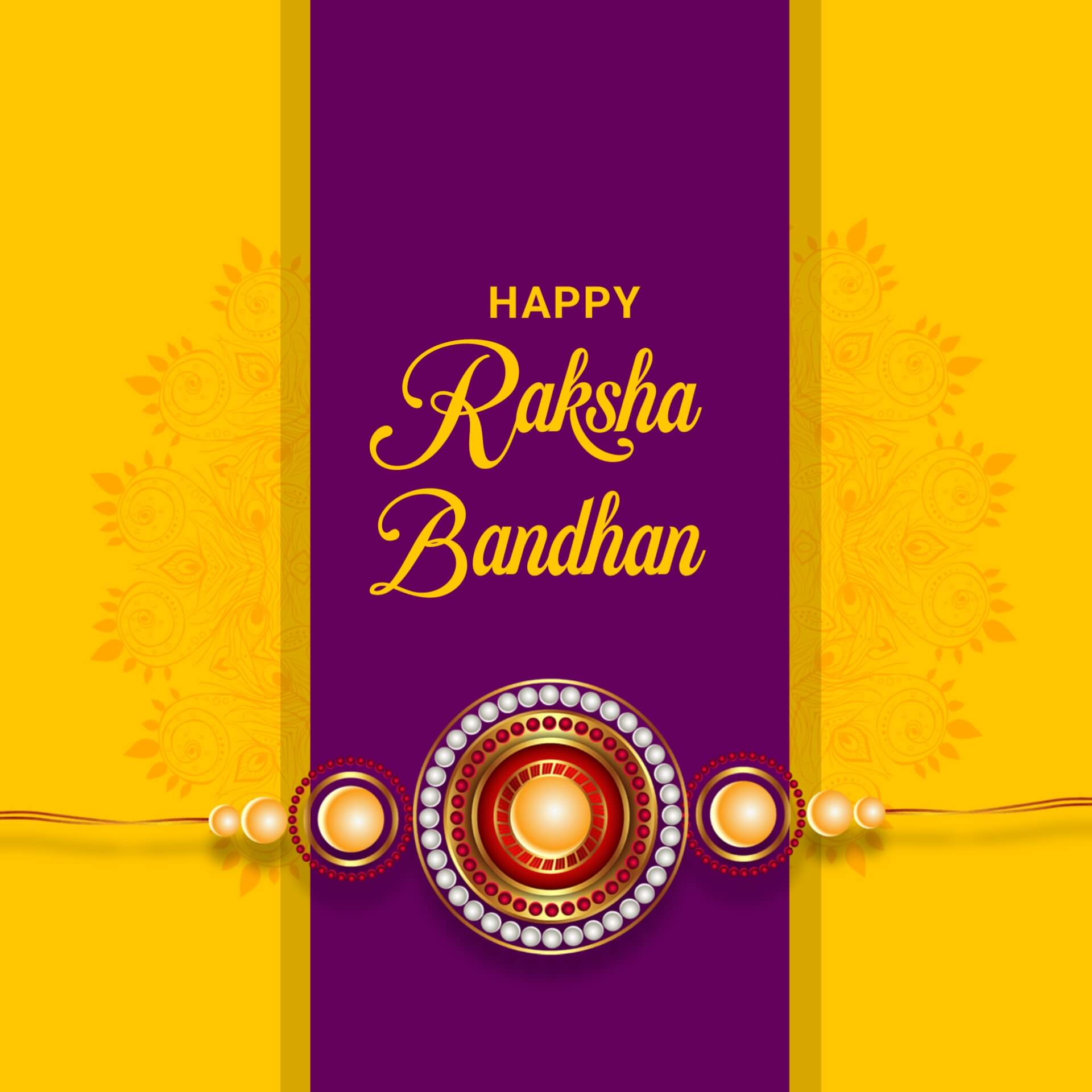 Happy Raksha Bandhan Premium Image