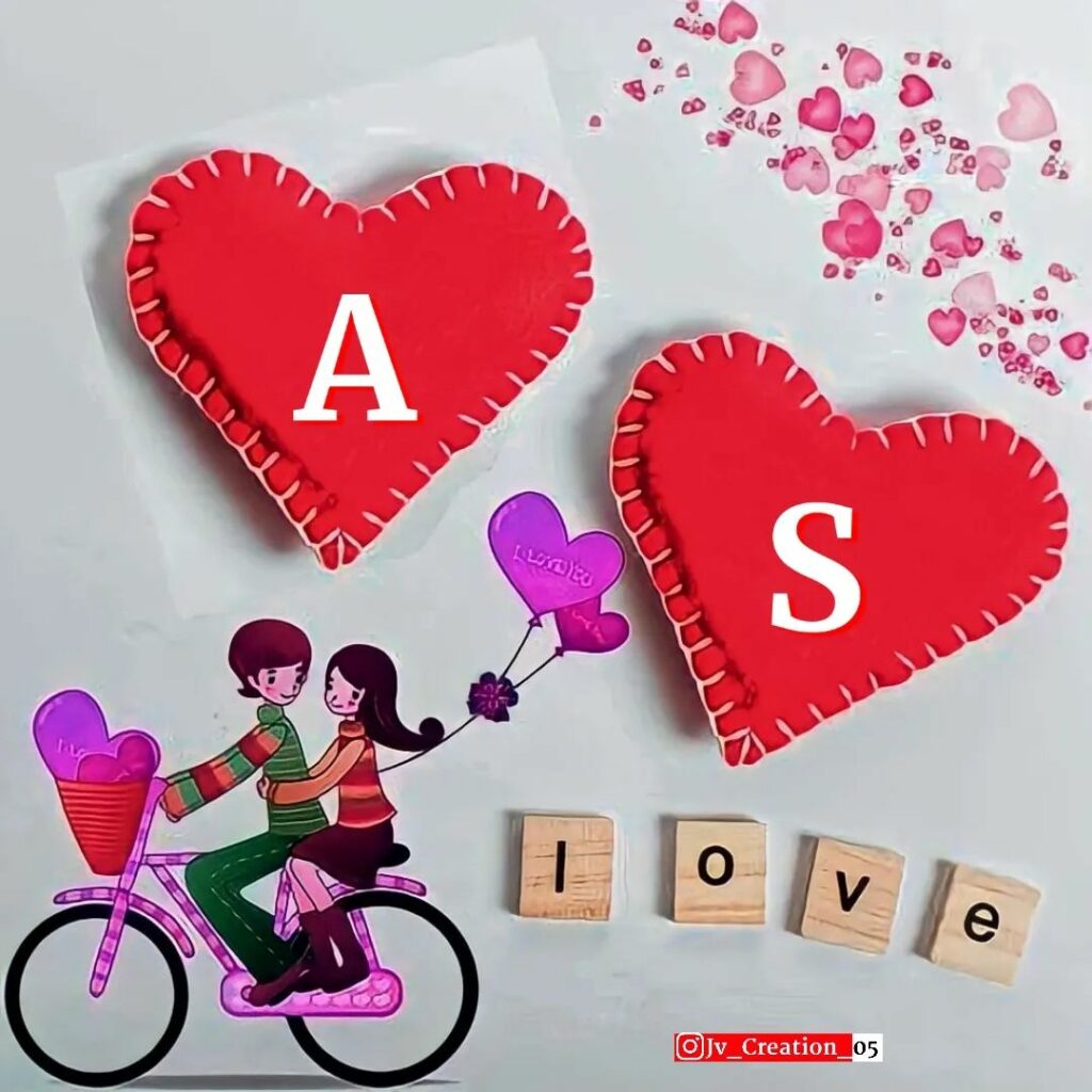 A & S Letter WhatsApp DP